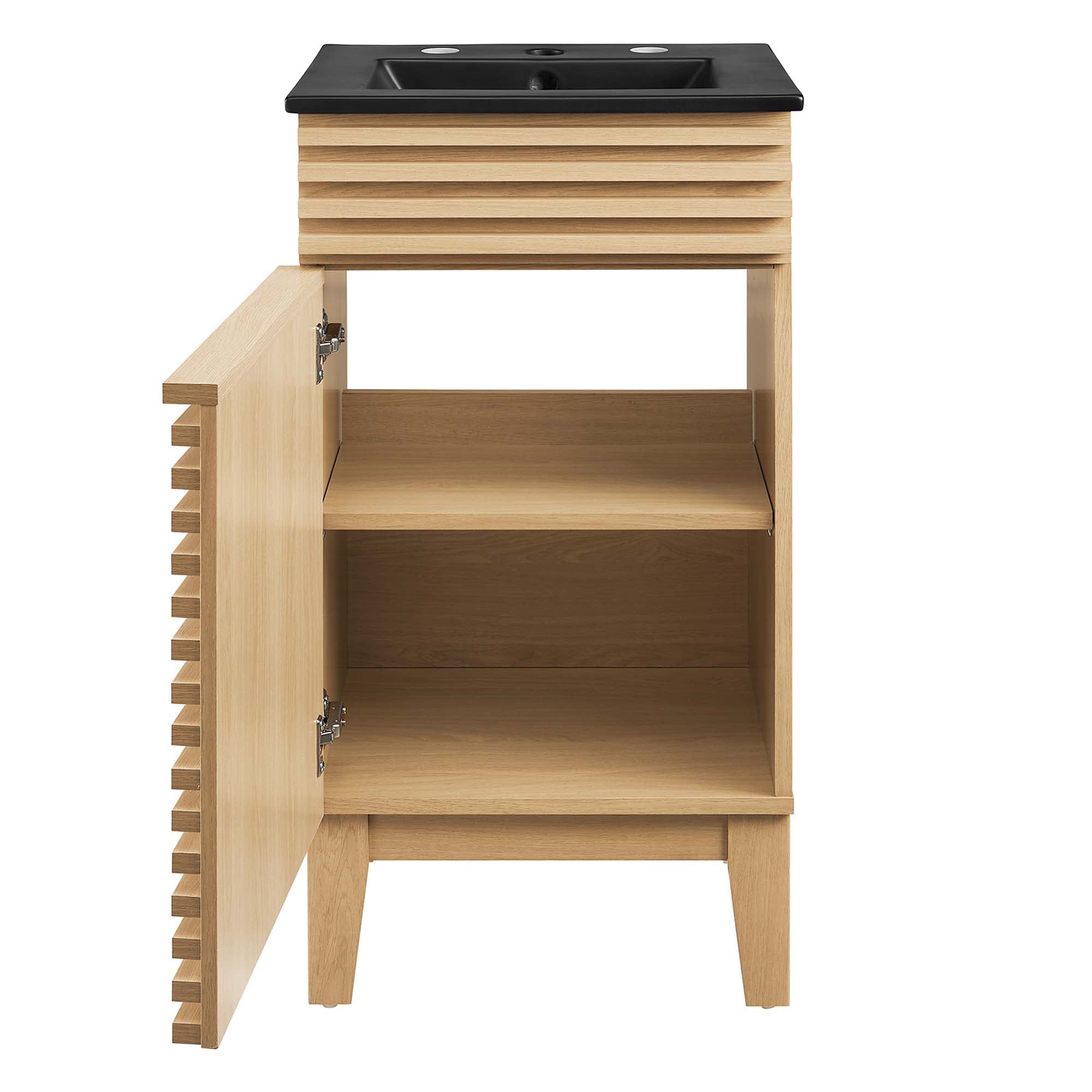 Render Bathroom Vanity with Black Basin Included by Modway