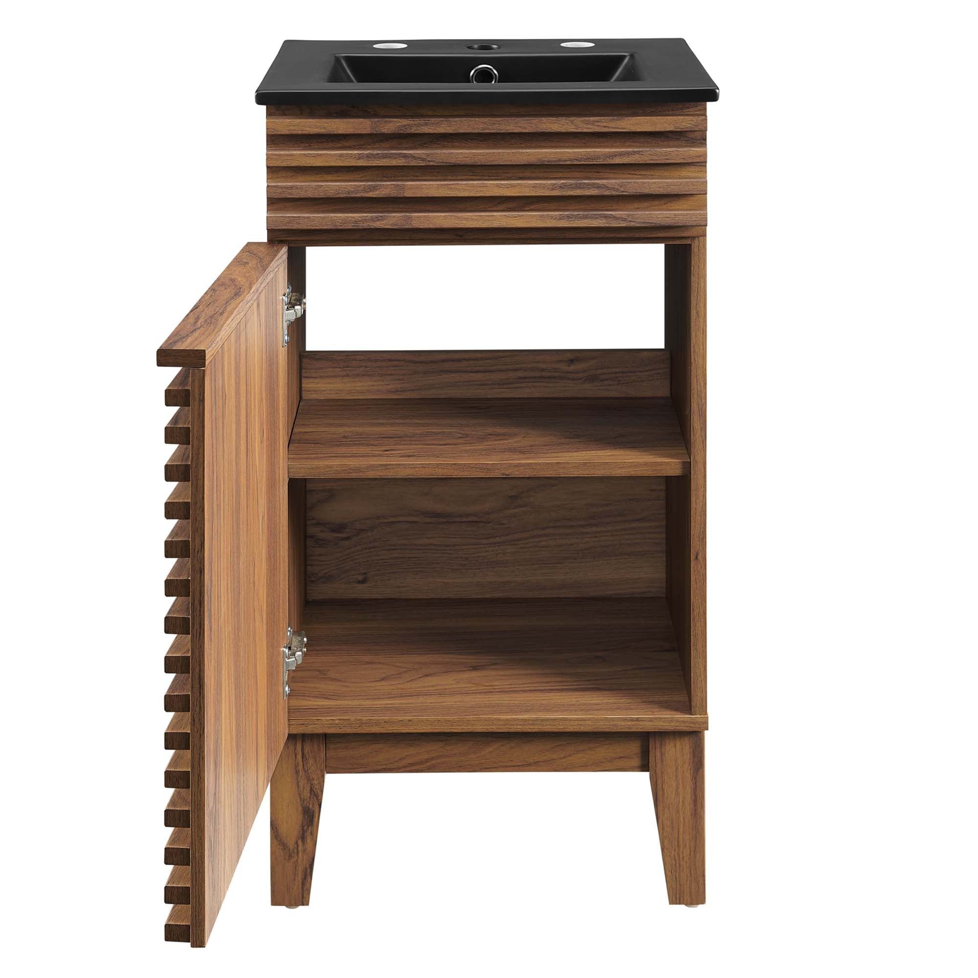 Render Bathroom Vanity with Black Basin Included by Modway