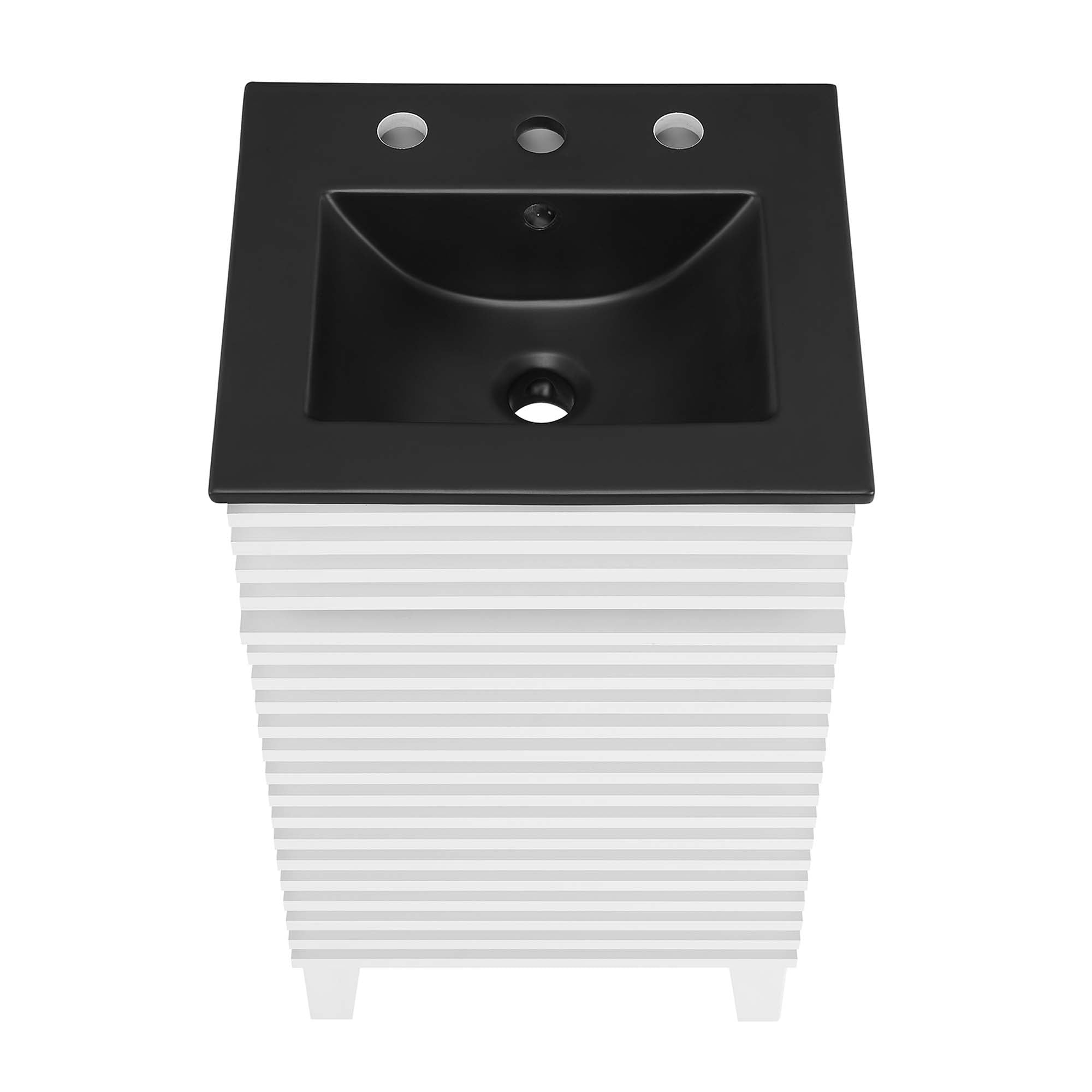 Render Bathroom Vanity with Black Basin Included by Modway