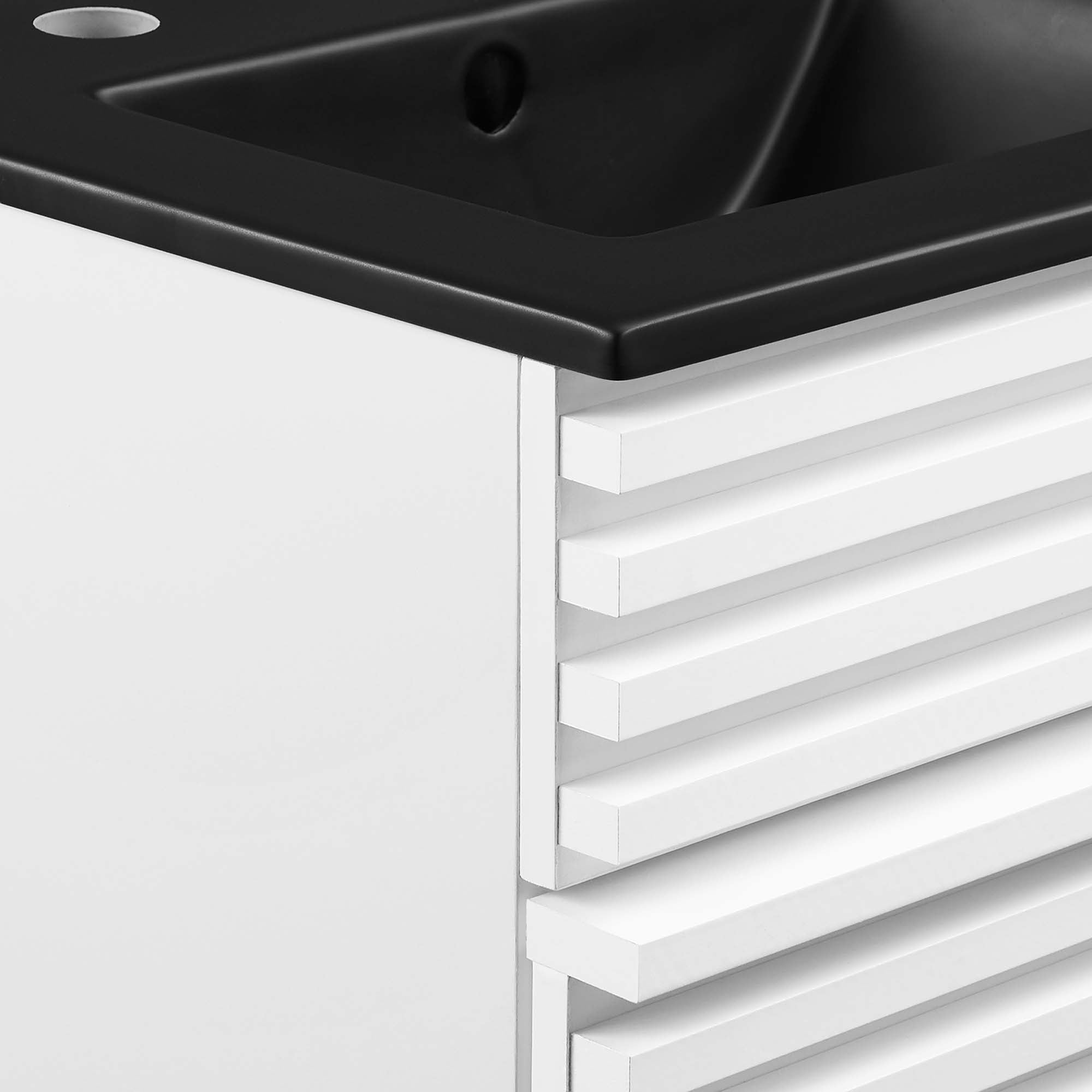 Render Bathroom Vanity with Black Basin Included by Modway