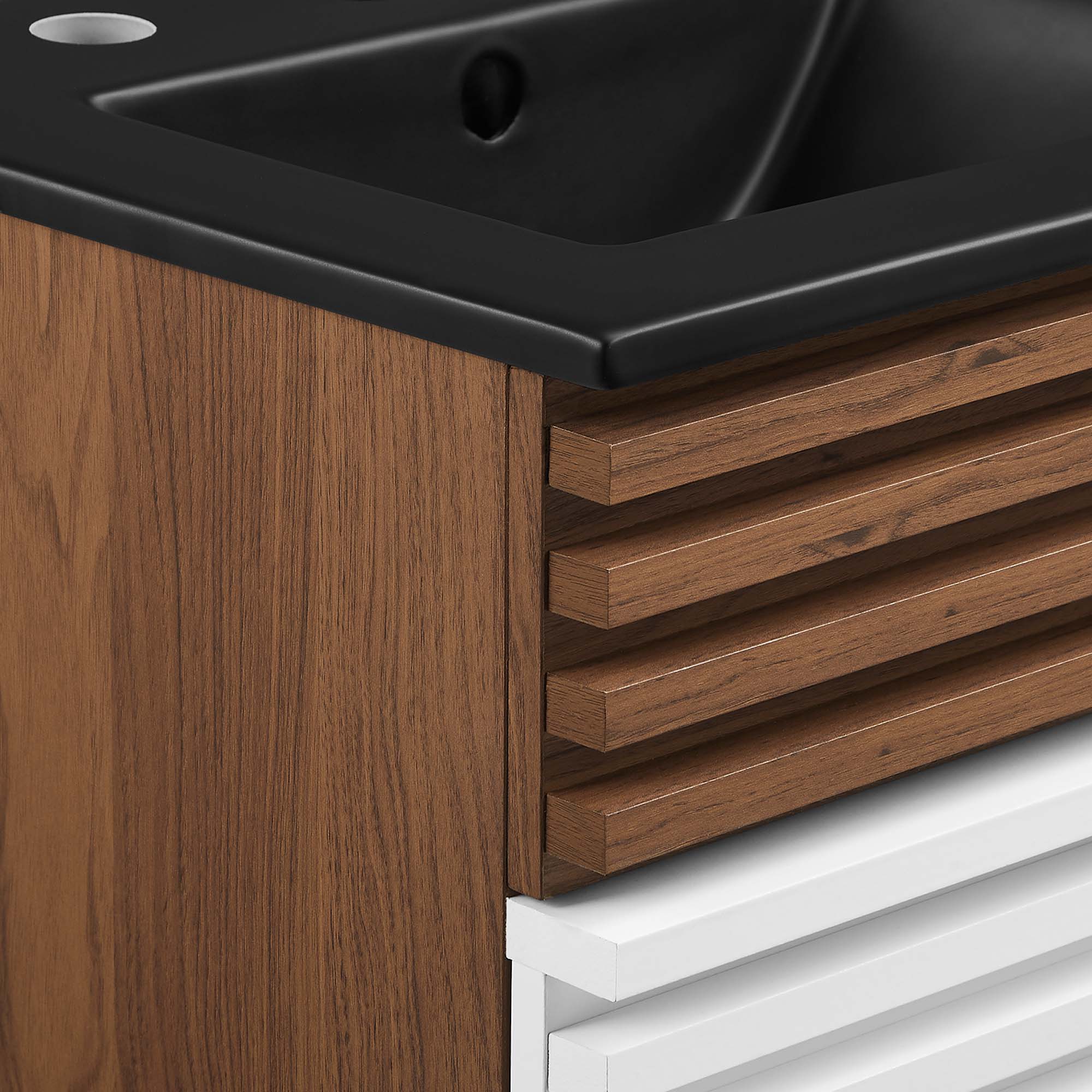 Render Bathroom Vanity with Black Basin Included by Modway