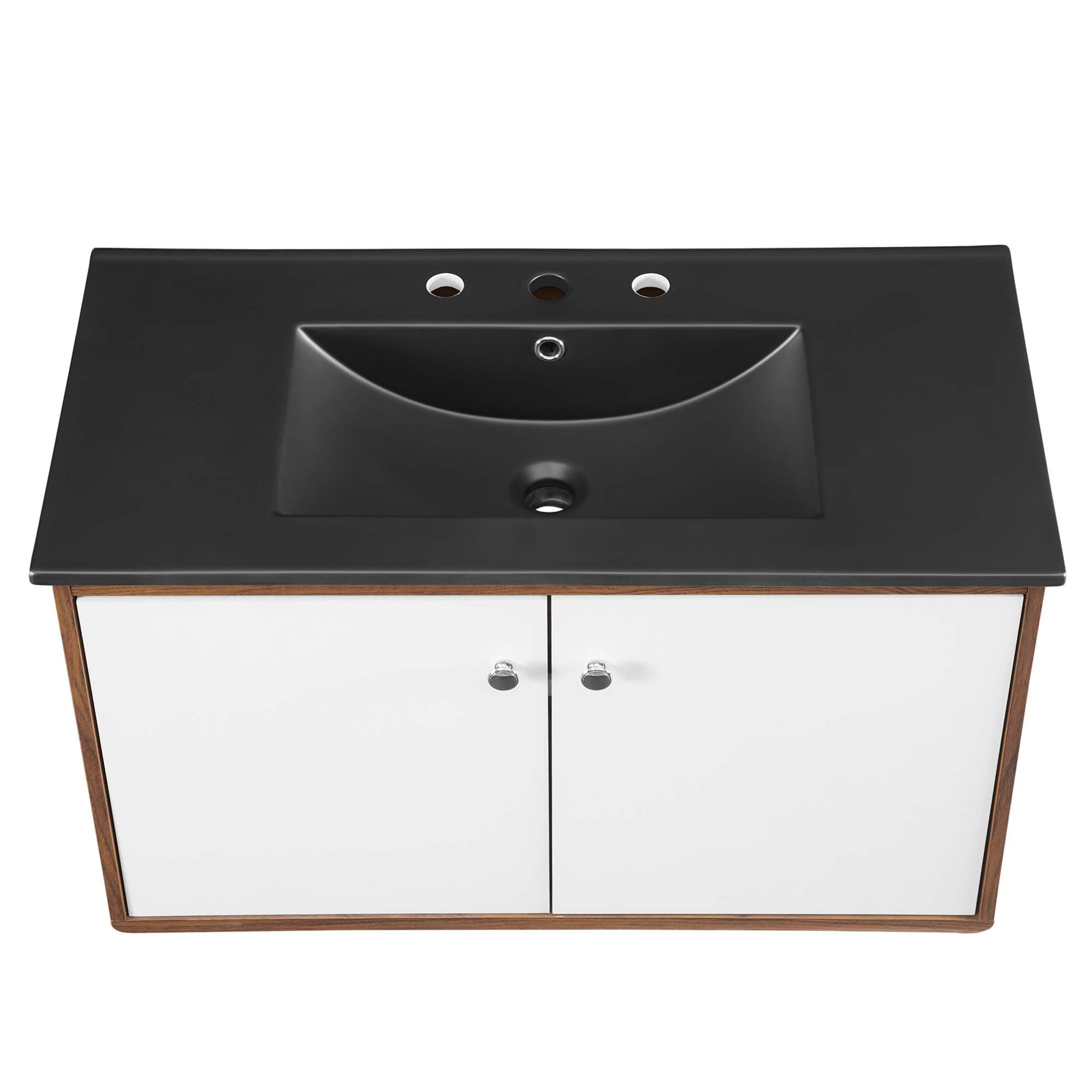 Transmit Wall-Mount Bathroom Vanity Basin Included by Modway