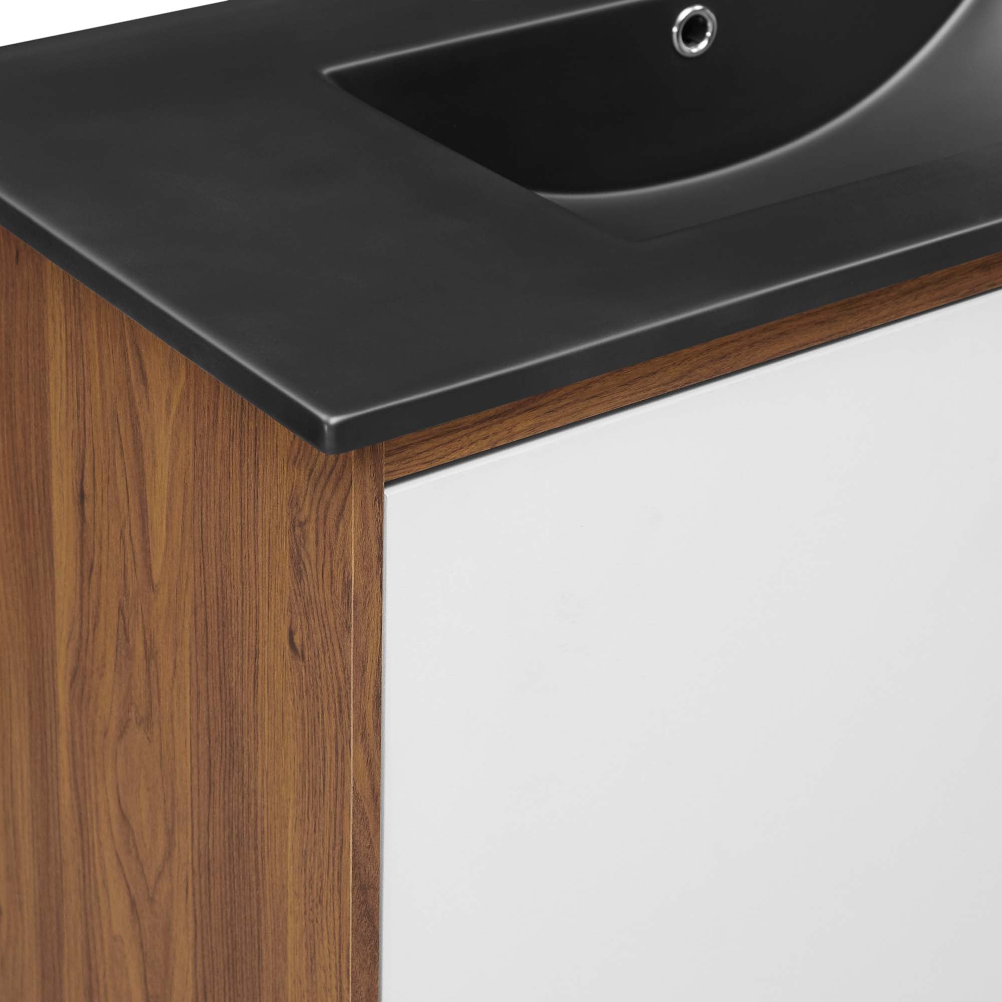Transmit Wall-Mount Bathroom Vanity Basin Included by Modway