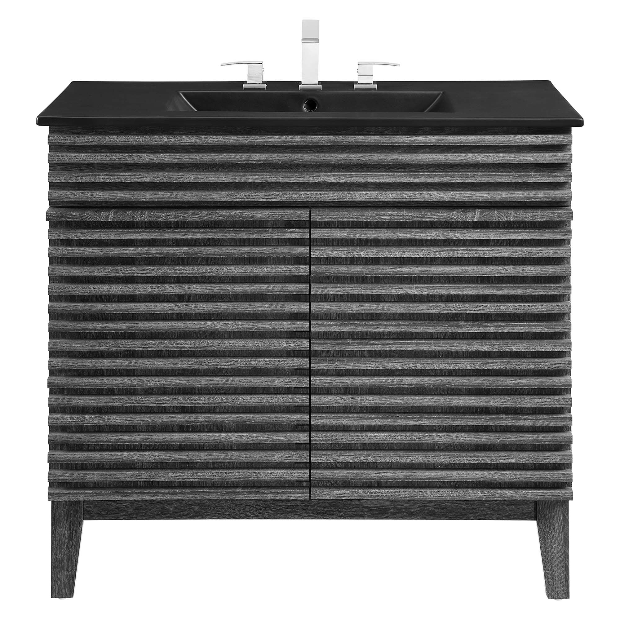 Render Bathroom Vanity with Black Basin Included by Modway