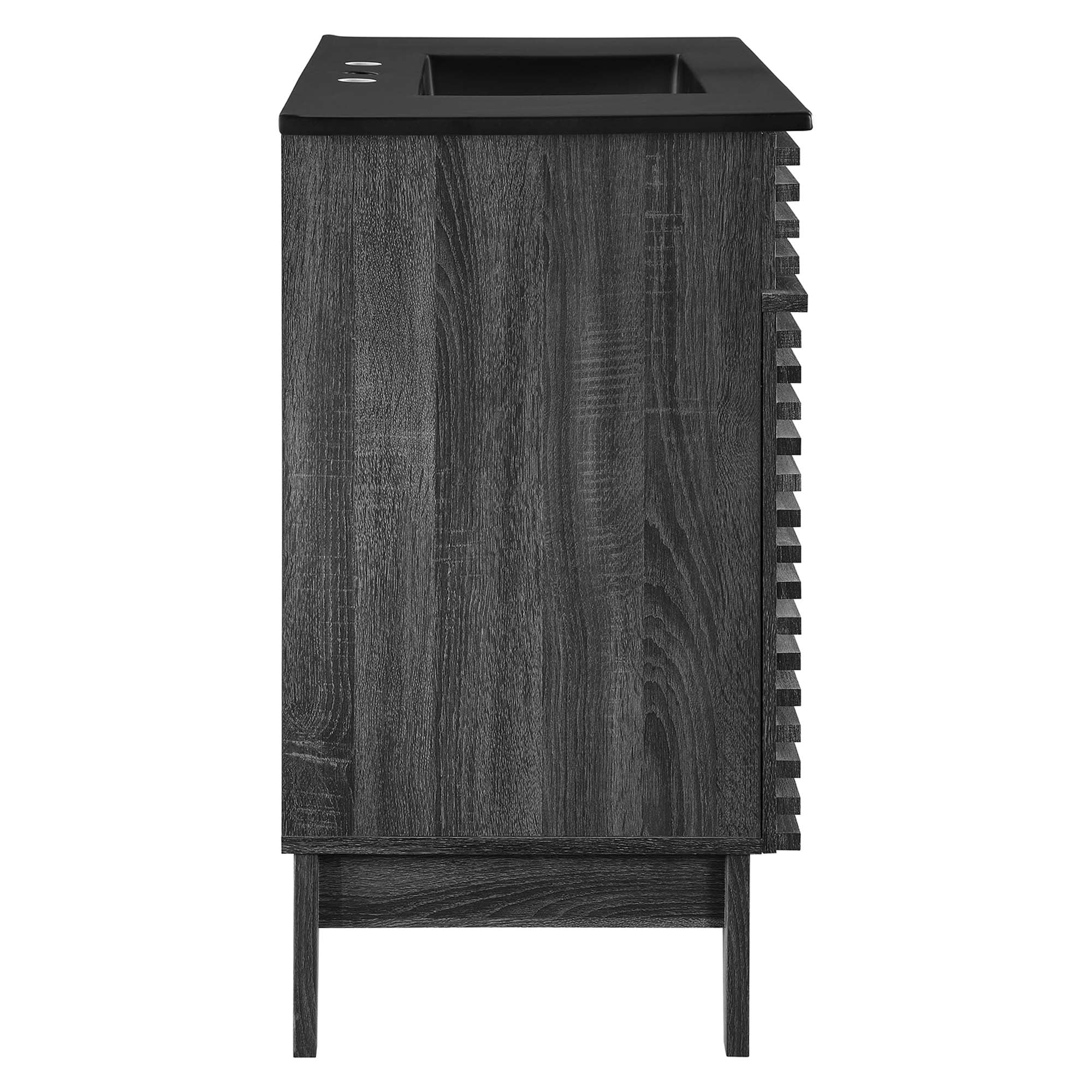 Render Bathroom Vanity with Black Basin Included by Modway