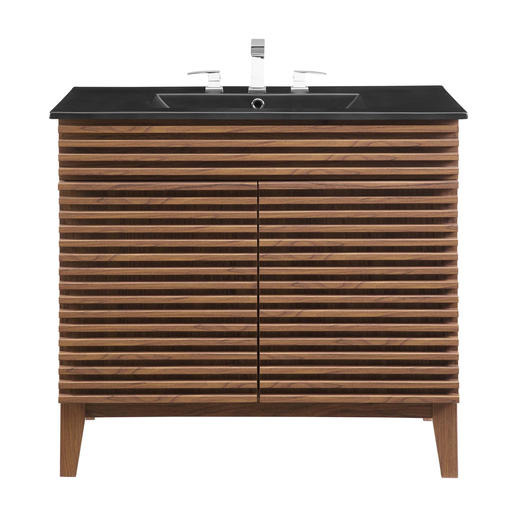 Render Bathroom Vanity with Black Basin Included by Modway