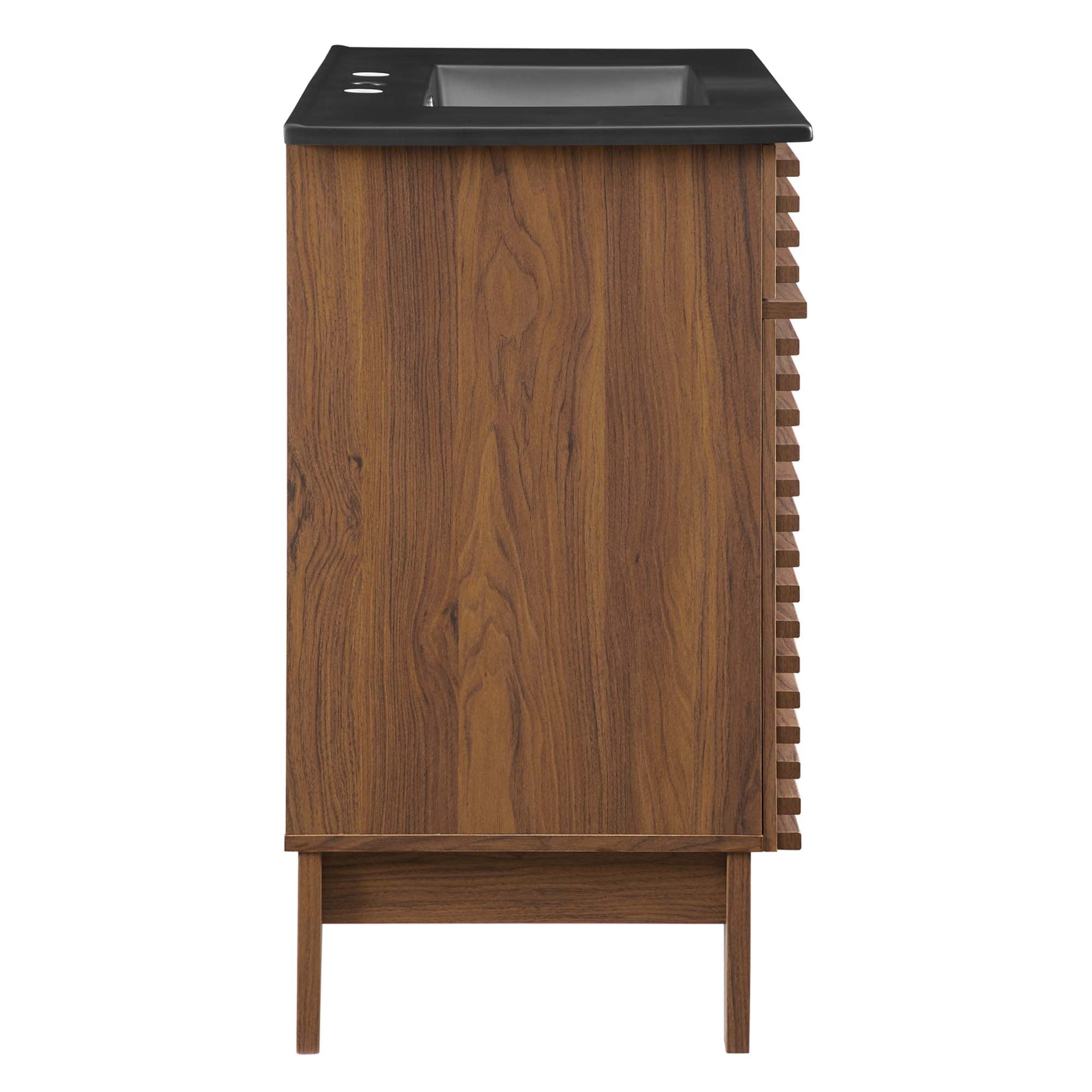 Render Bathroom Vanity with Black Basin Included by Modway