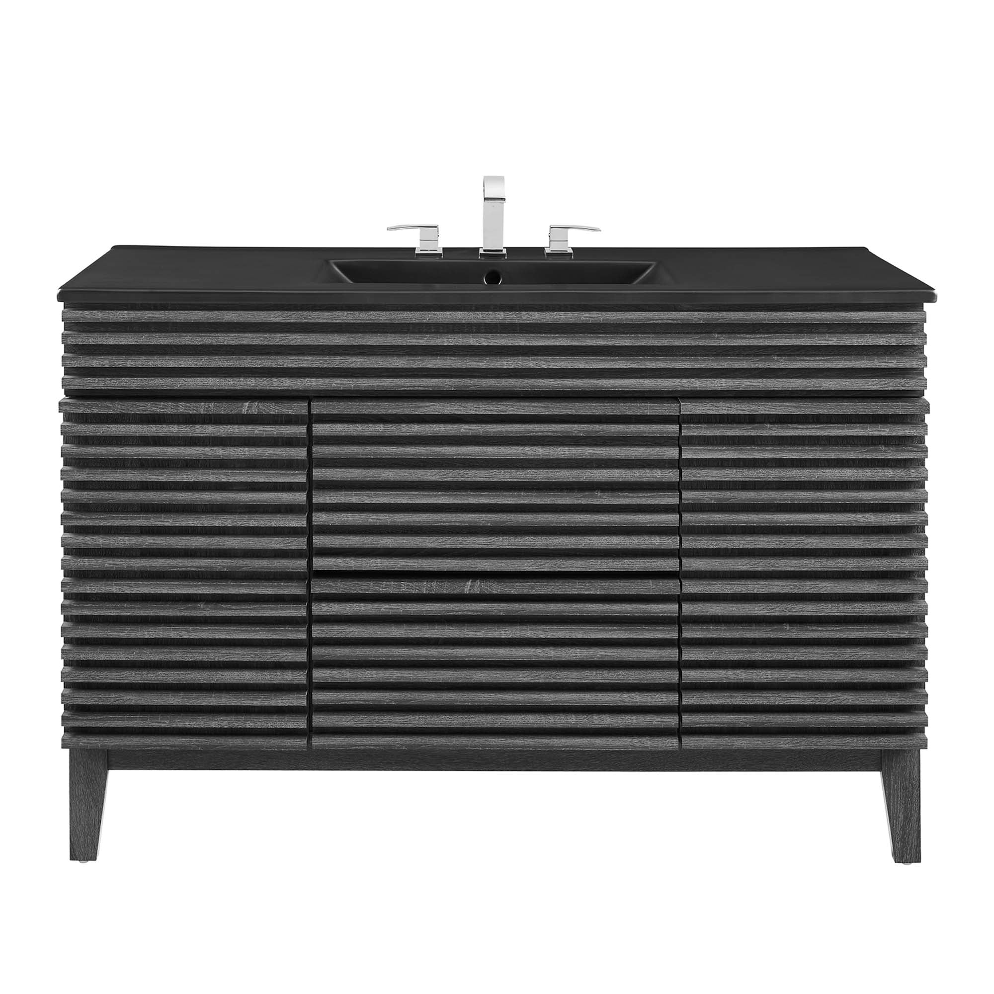 Render 48" Bathroom Vanity with Black Basin Included by Modway