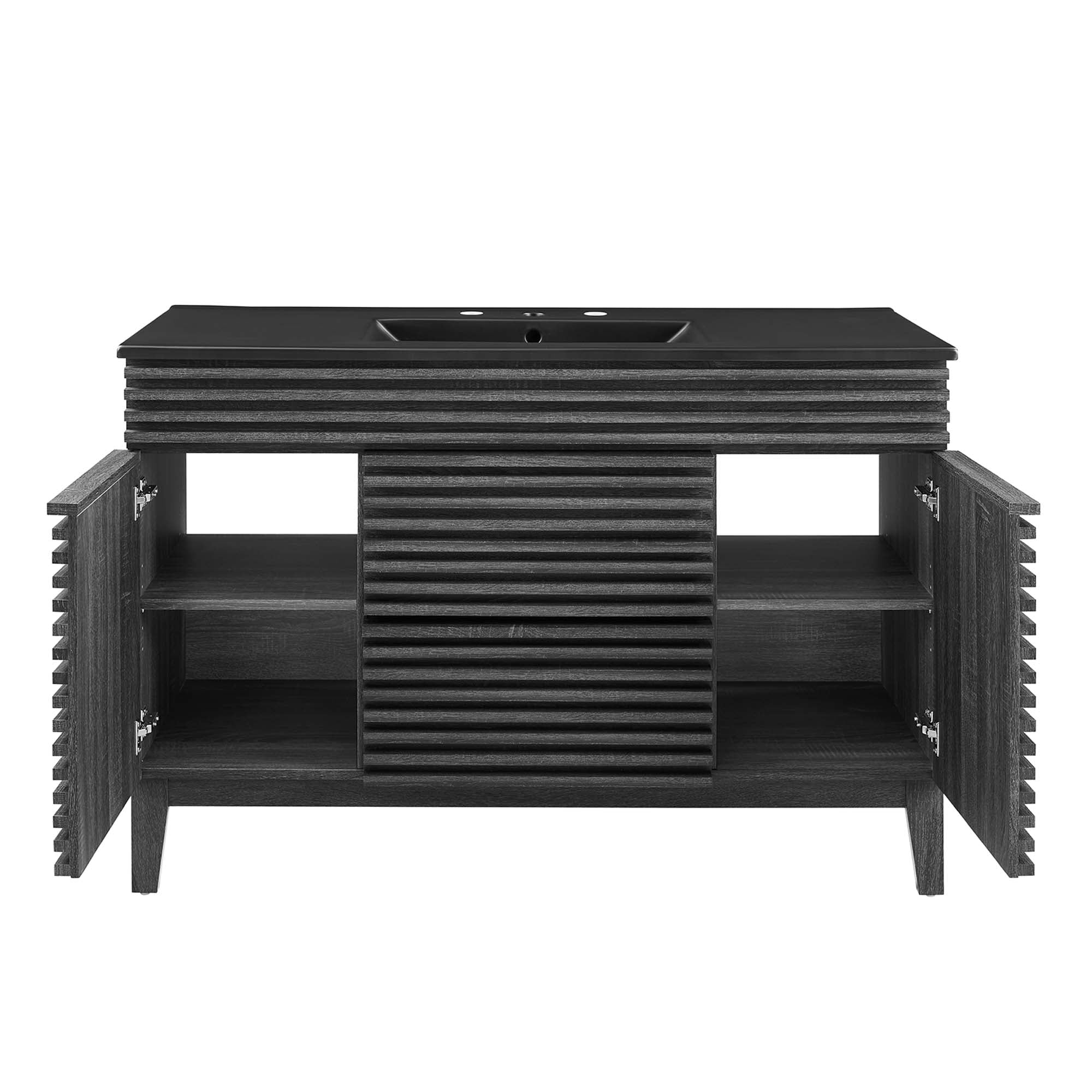 Render 48" Bathroom Vanity with Black Basin Included by Modway