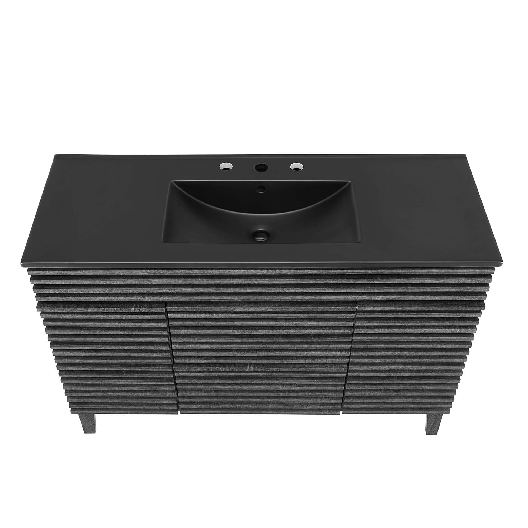 Render 48" Bathroom Vanity with Black Basin Included by Modway