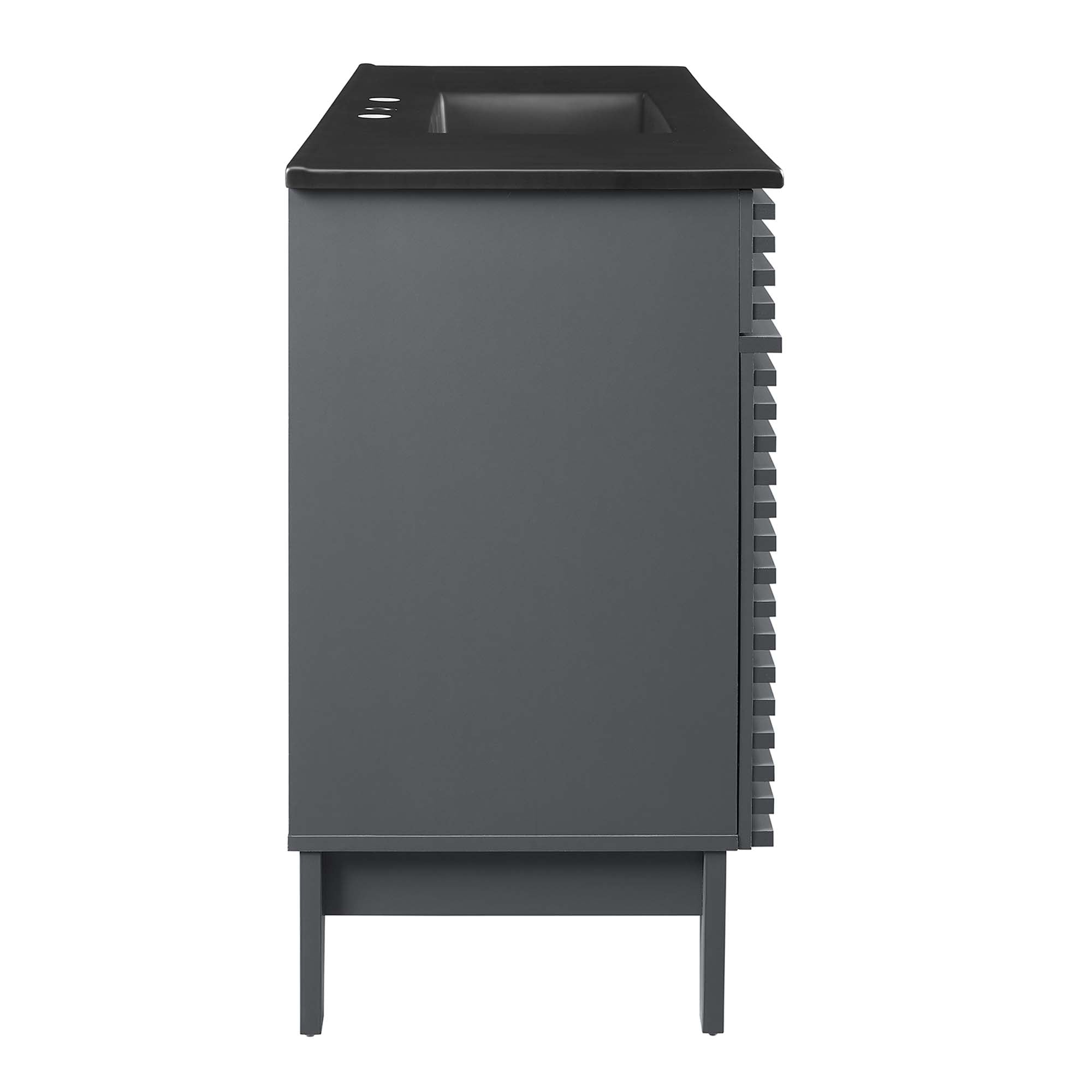 Render 48" Bathroom Vanity with Black Basin Included by Modway