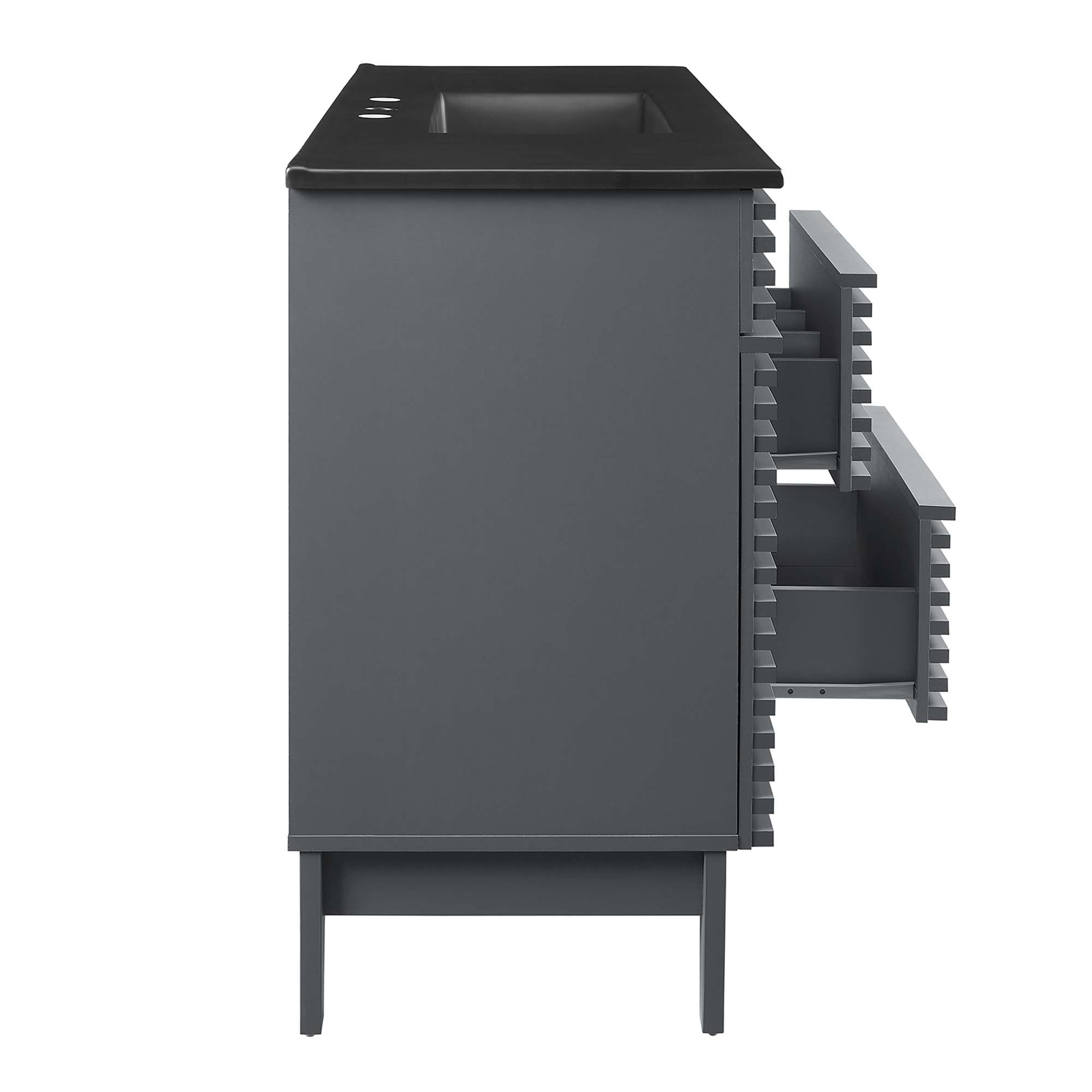 Render 48" Bathroom Vanity with Black Basin Included by Modway