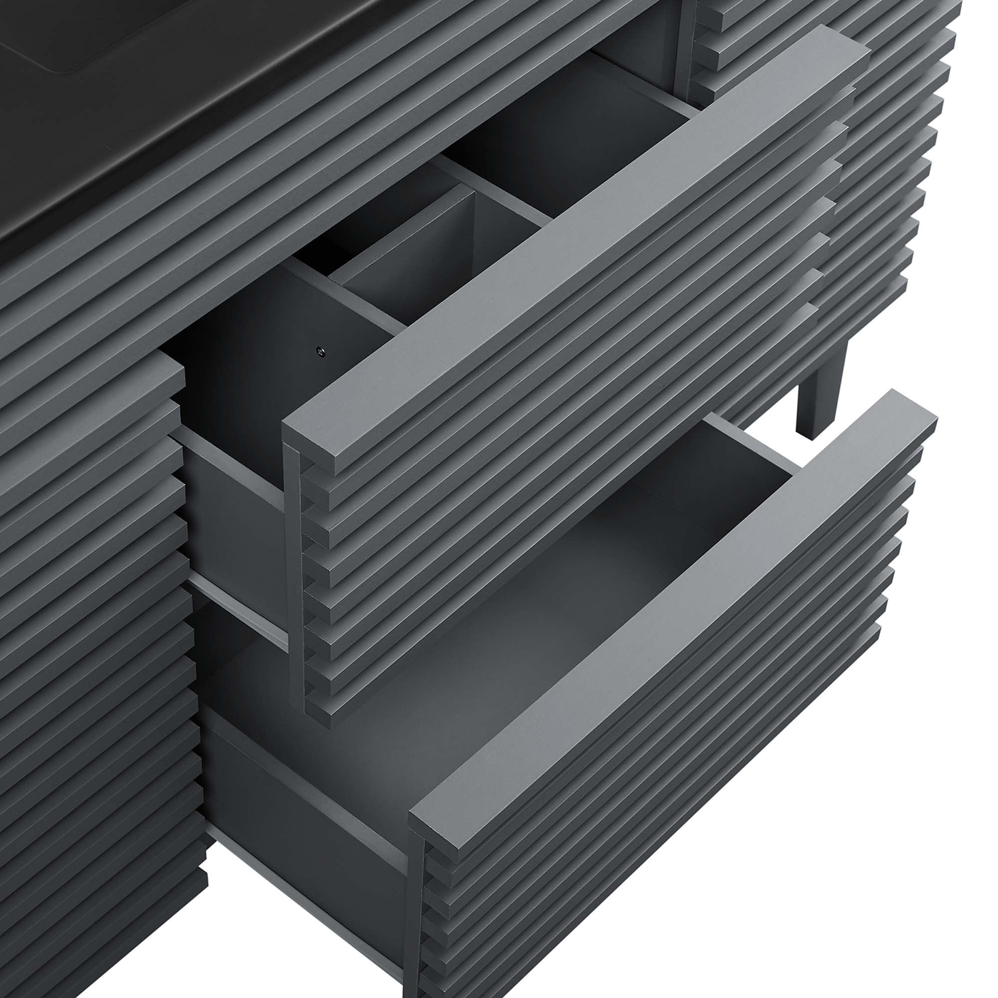 Render 48" Bathroom Vanity with Black Basin Included by Modway