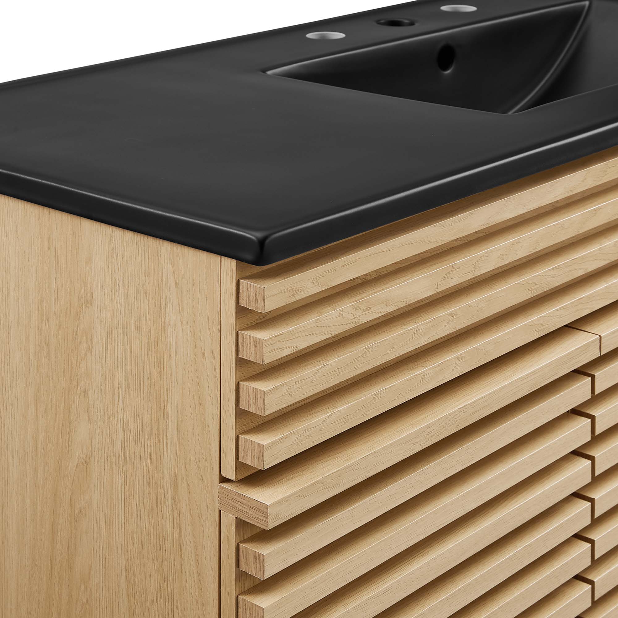 Render 48" Bathroom Vanity with Black Basin Included by Modway