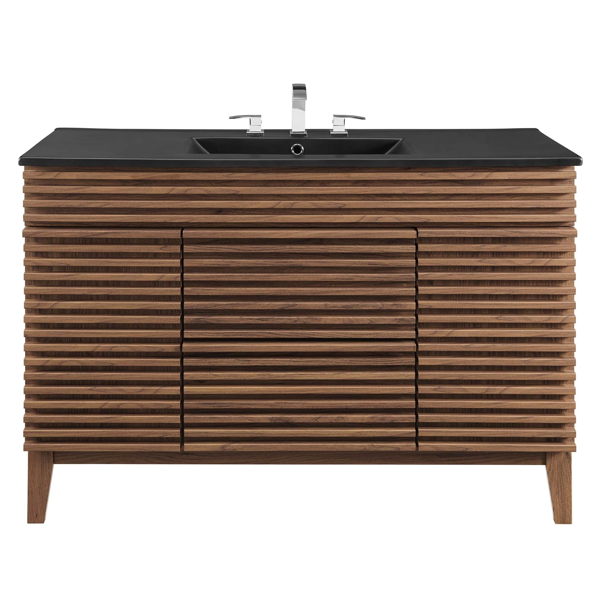 Render 48" Bathroom Vanity with Black Basin Included by Modway