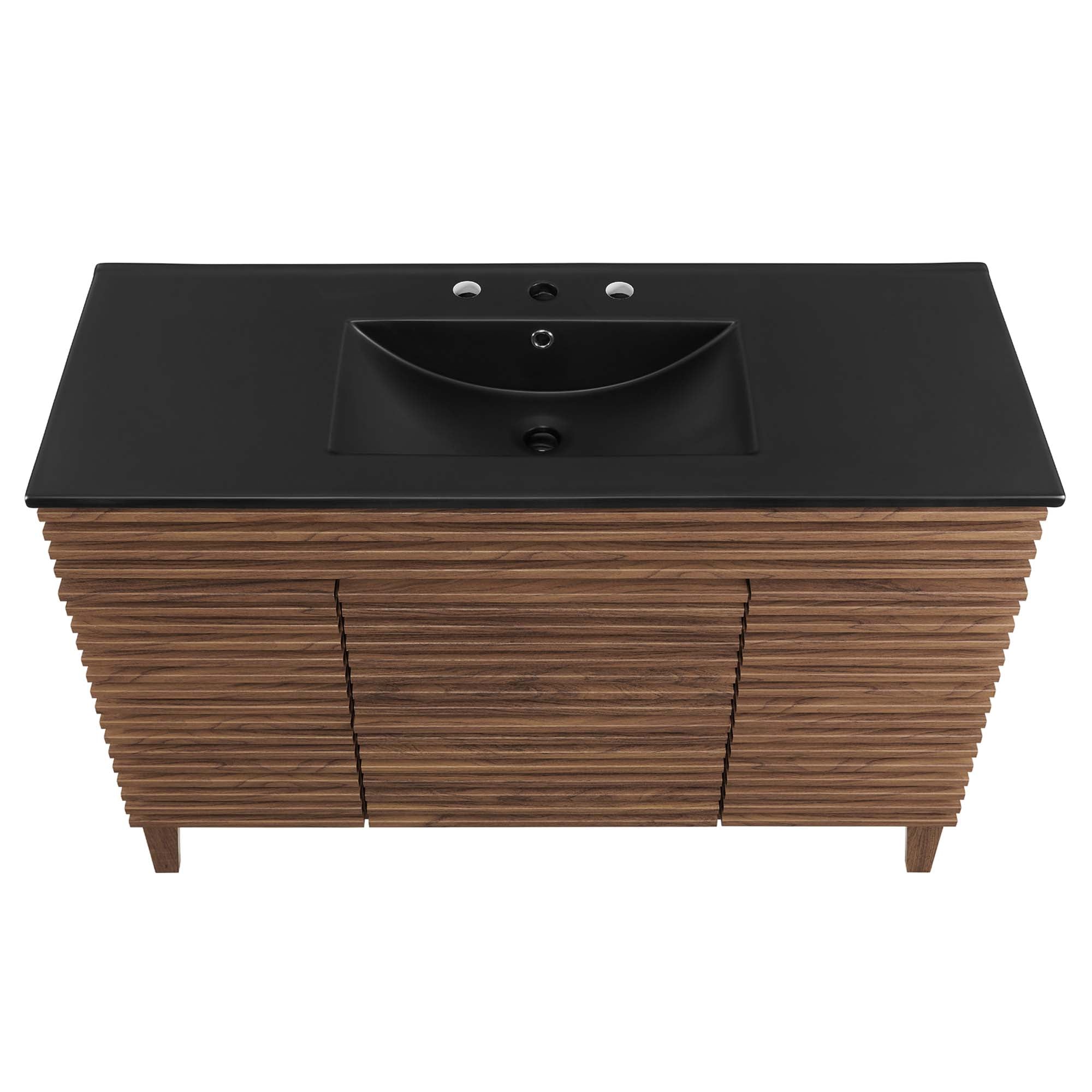 Render 48" Bathroom Vanity with Black Basin Included by Modway