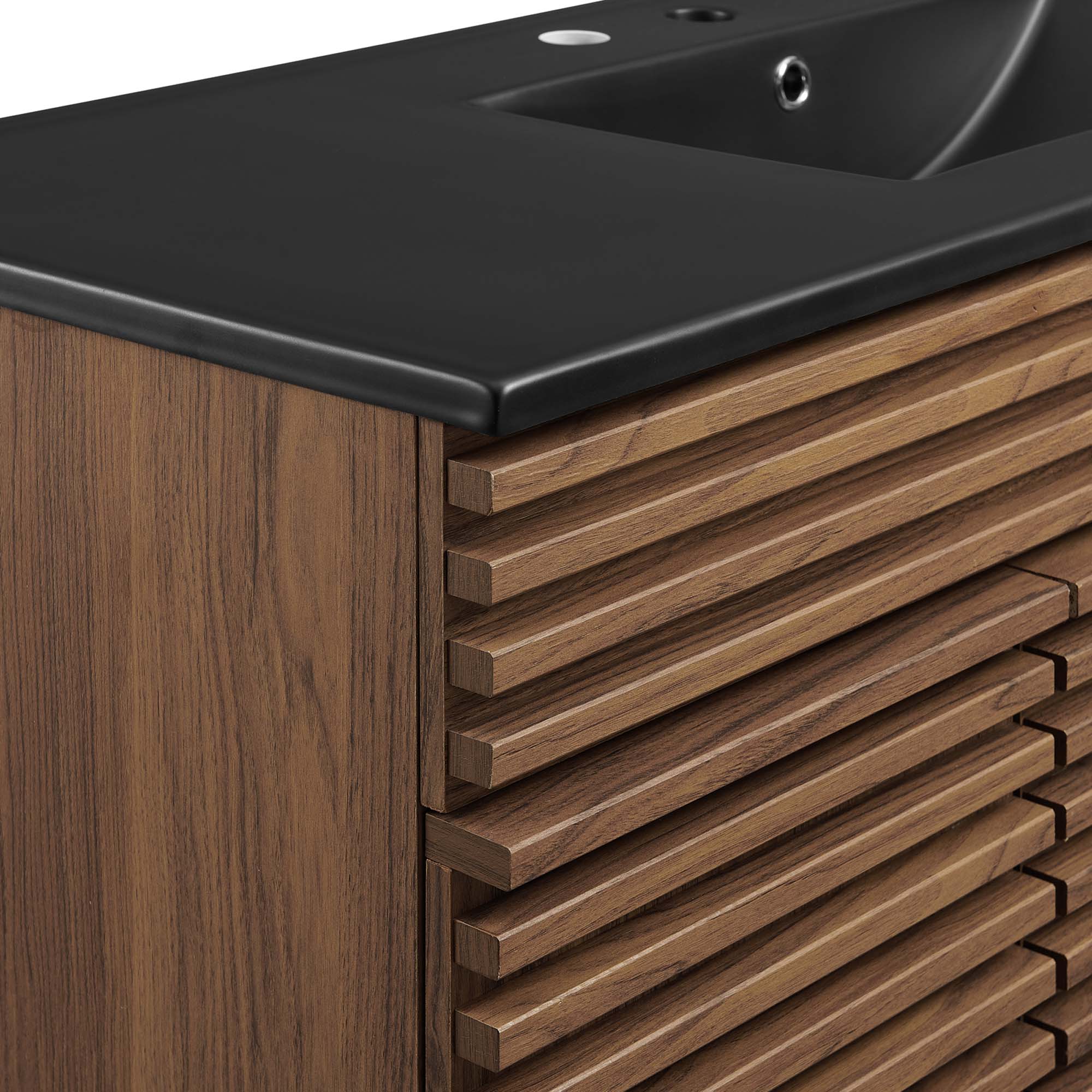 Render 48" Bathroom Vanity with Black Basin Included by Modway