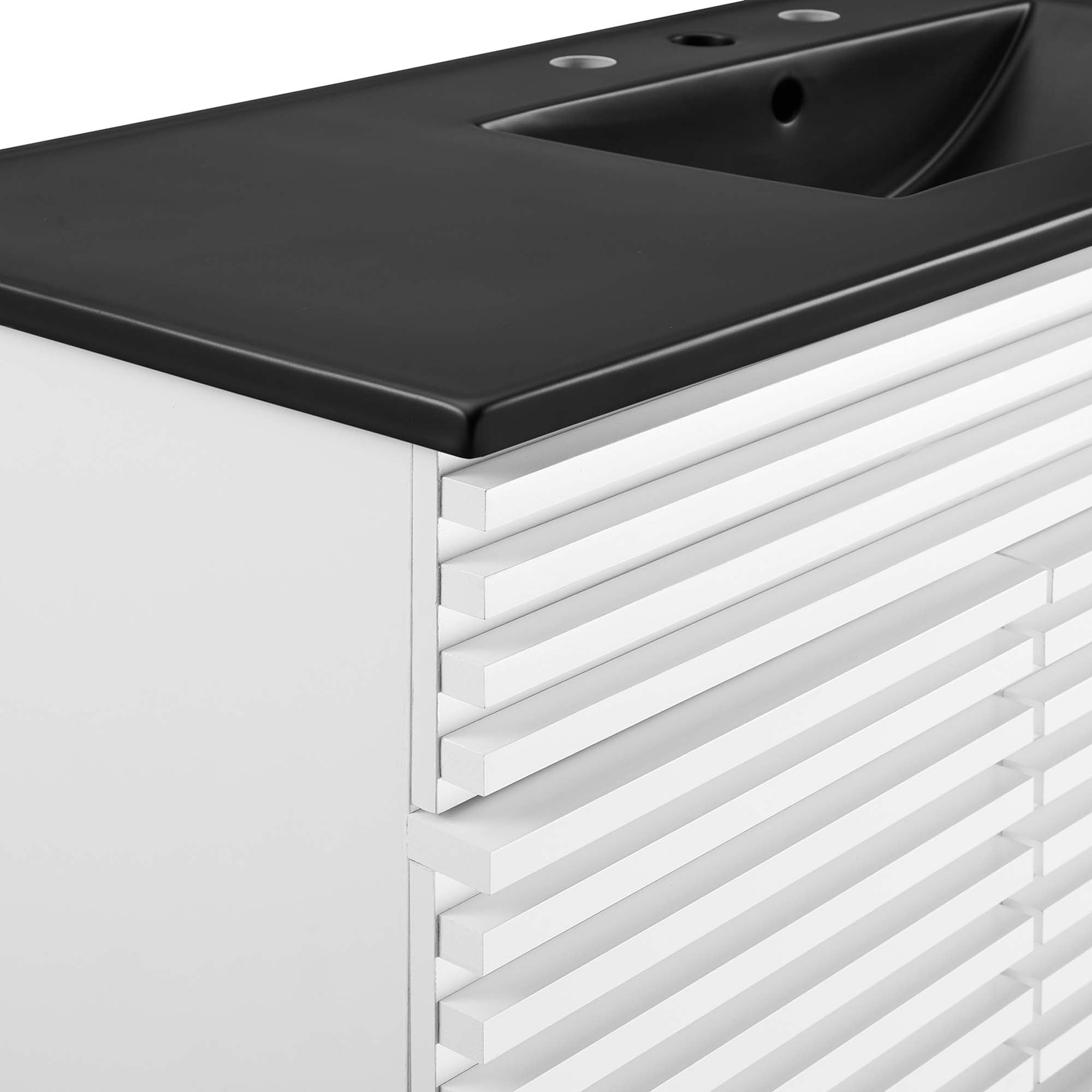 Render 48" Bathroom Vanity with Black Basin Included by Modway