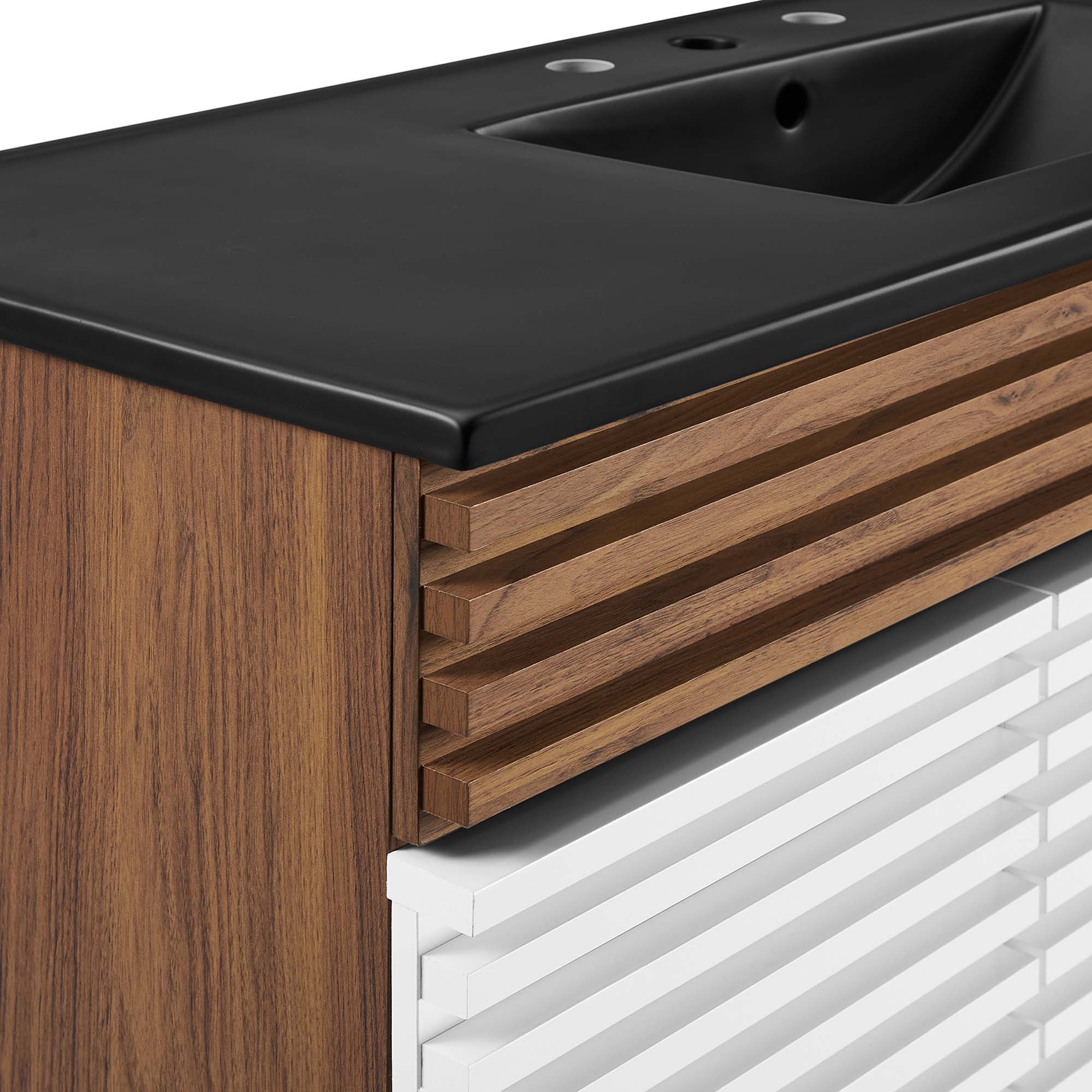 Render 48" Bathroom Vanity with Black Basin Included by Modway