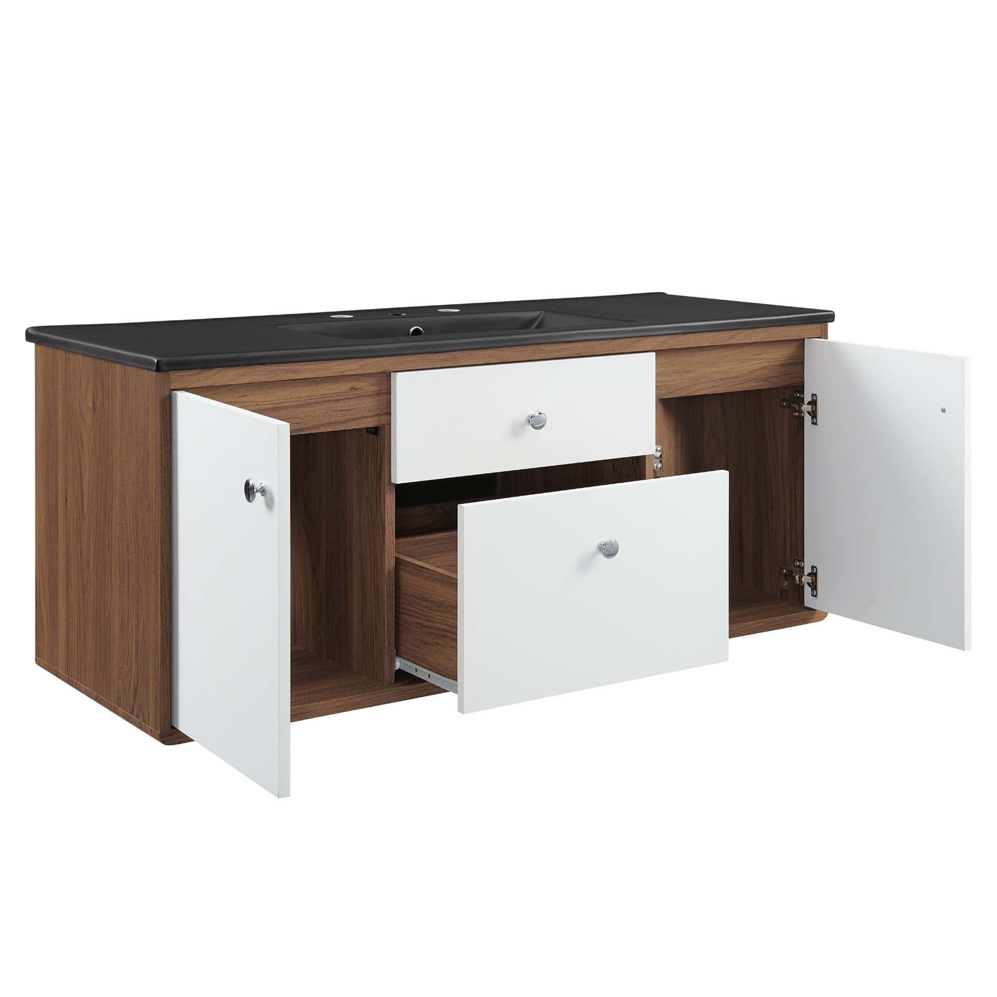 Transmit Wall-Mount Bathroom Vanity Basin Included by Modway