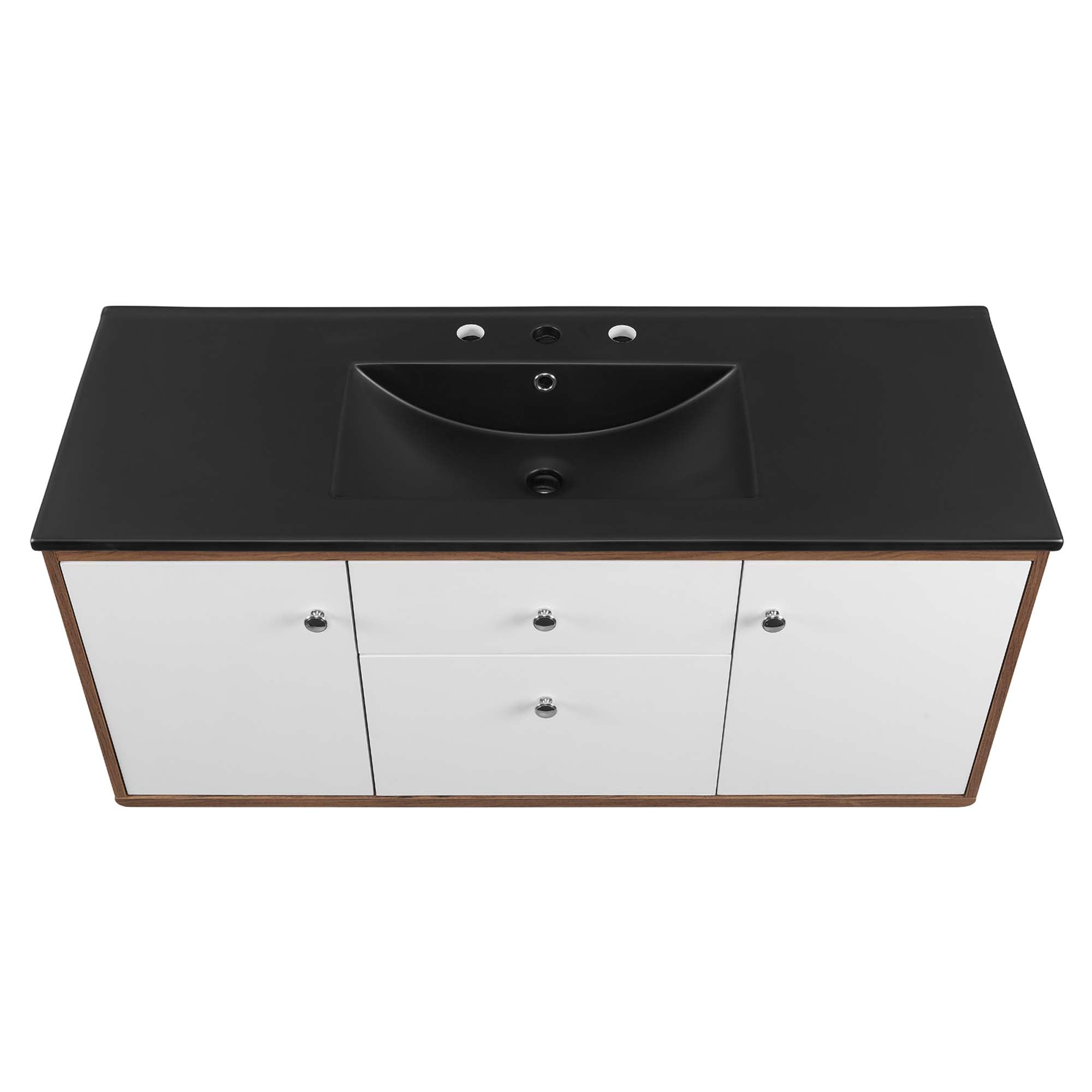 Transmit Wall-Mount Bathroom Vanity Basin Included by Modway