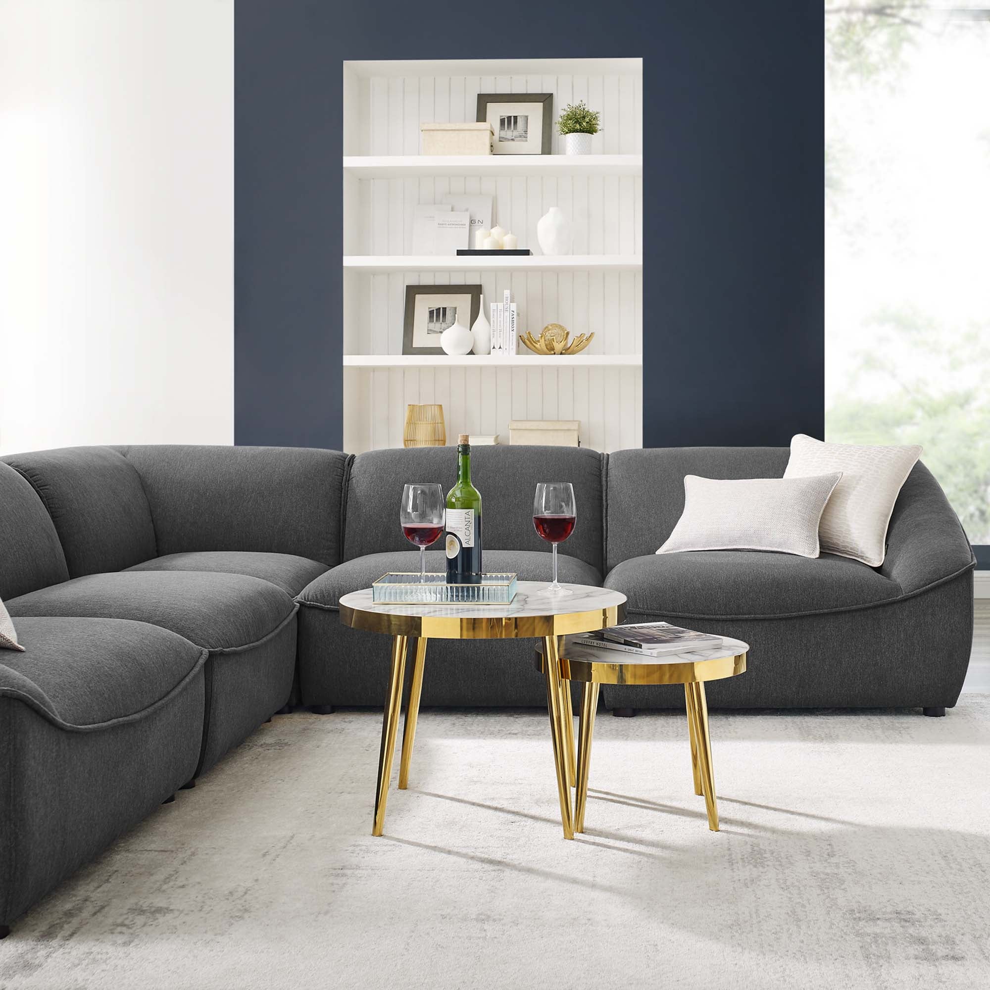 Comprise 5-Piece Sectional Sofa by Modway