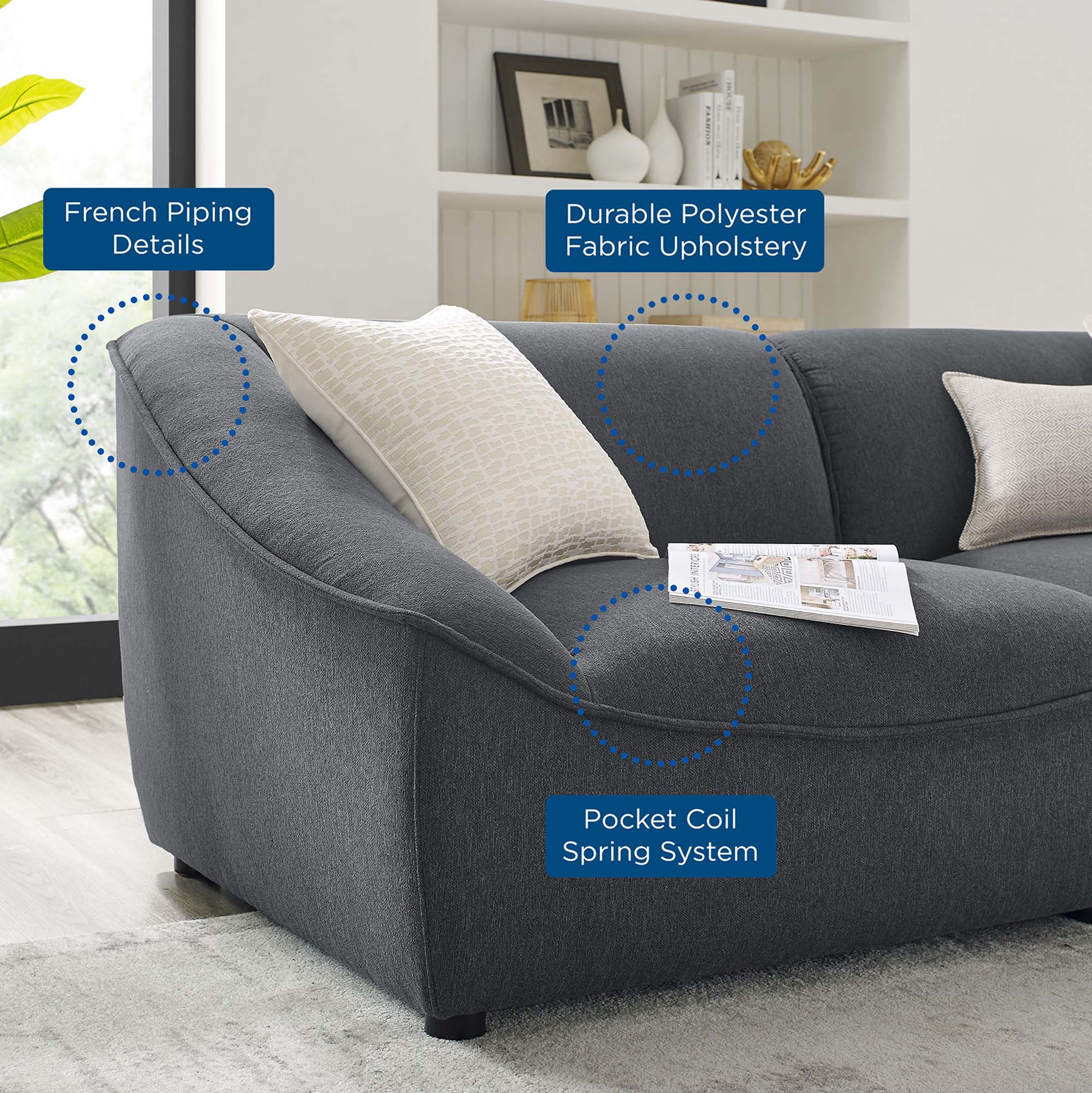 Comprise 8-Piece Sectional Sofa by Modway