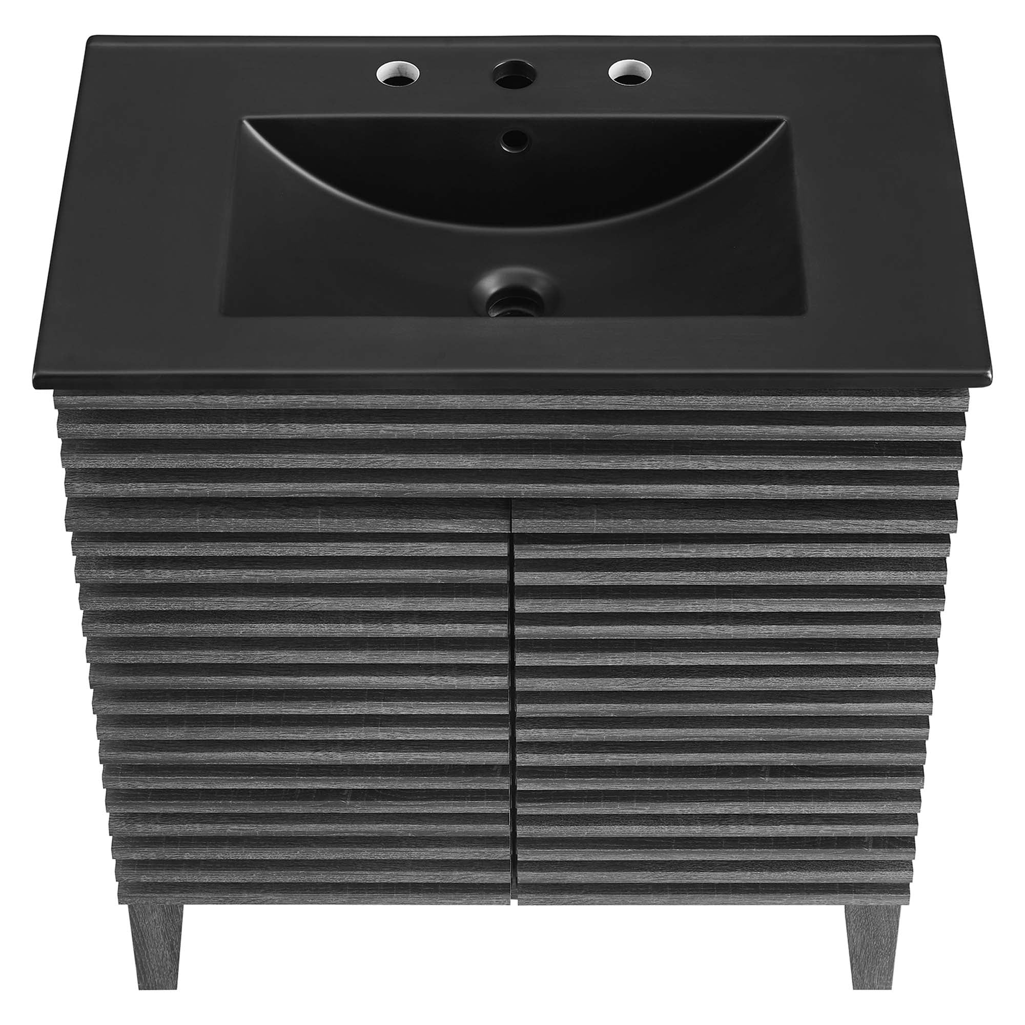 Render Bathroom Vanity with Black Basin Included by Modway