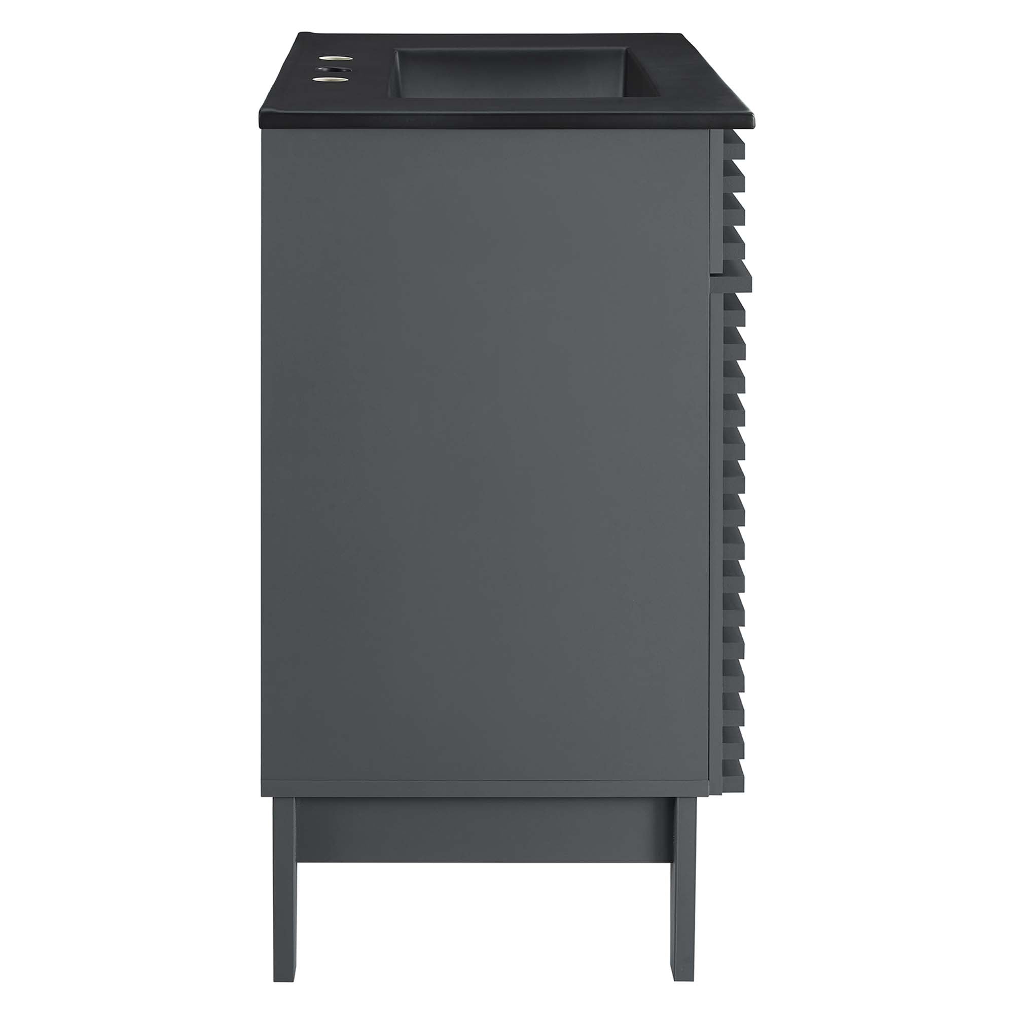 Render Bathroom Vanity with Black Basin Included by Modway
