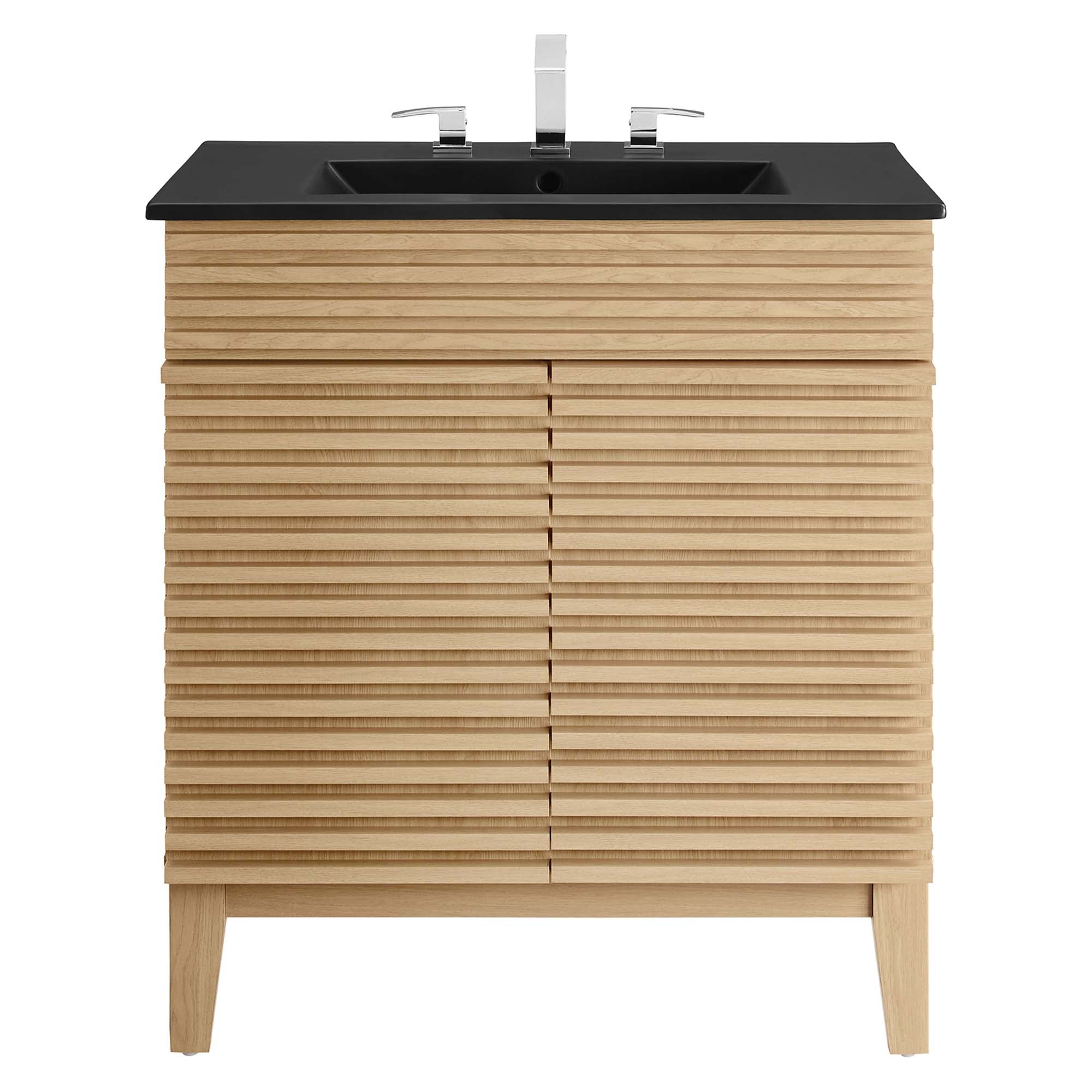 Render Bathroom Vanity with Black Basin Included by Modway