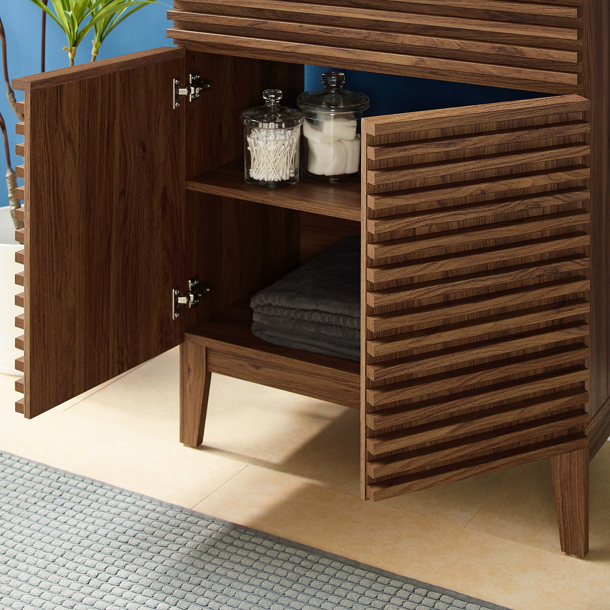 Render Bathroom Vanity with Black Basin Included by Modway