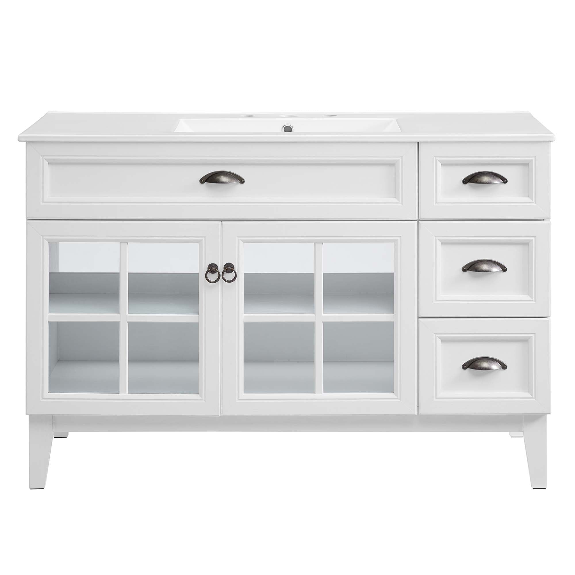 Isle Bathroom Vanity Basin Included by Modway
