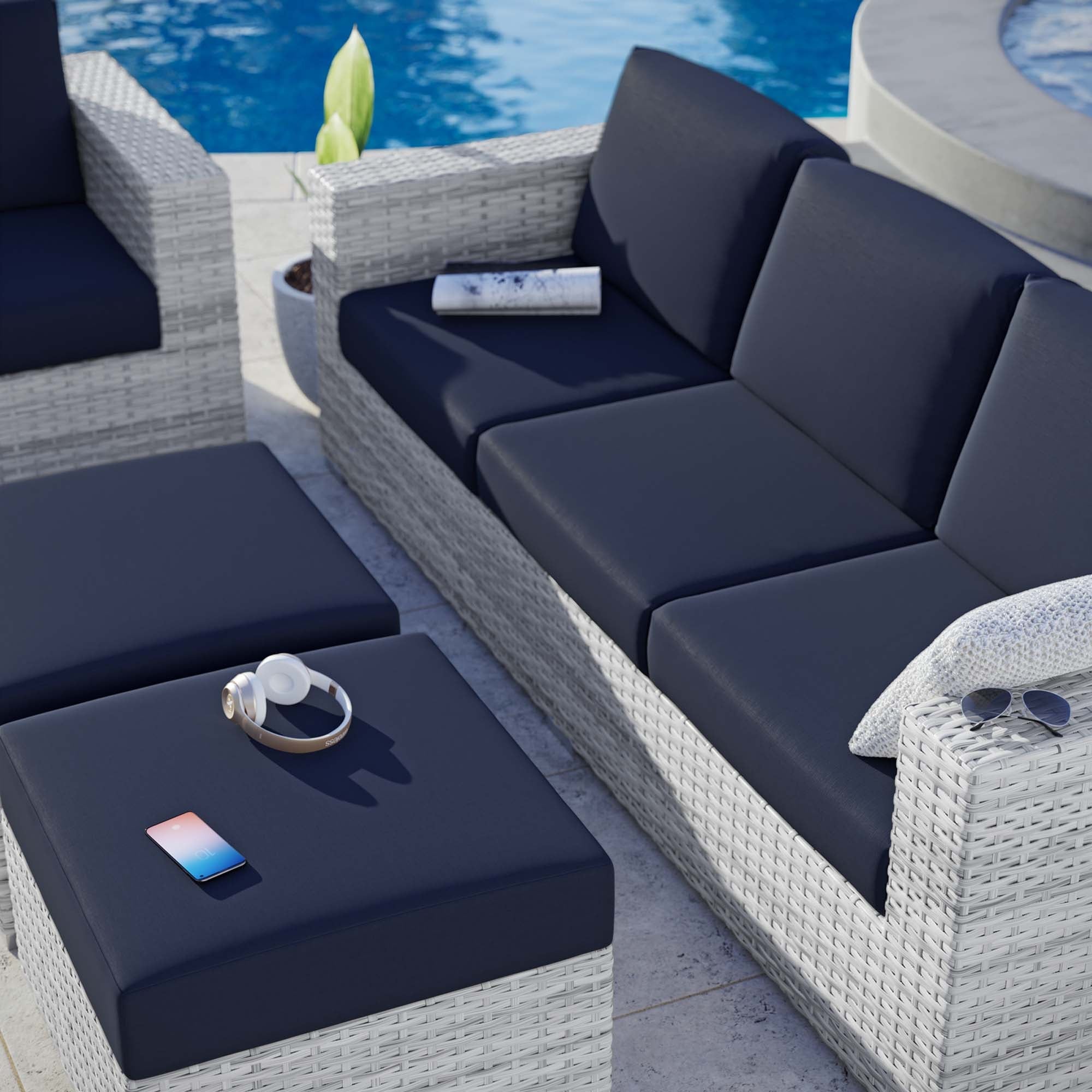 Convene 4-Piece Outdoor Patio Set by Modway