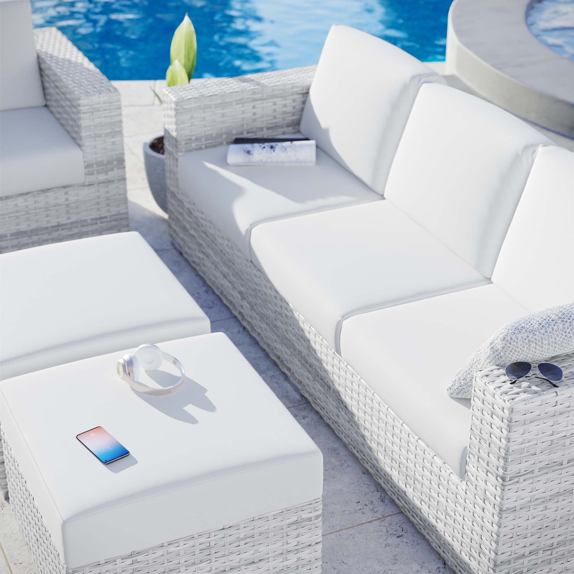 Convene 4-Piece Outdoor Patio Set by Modway