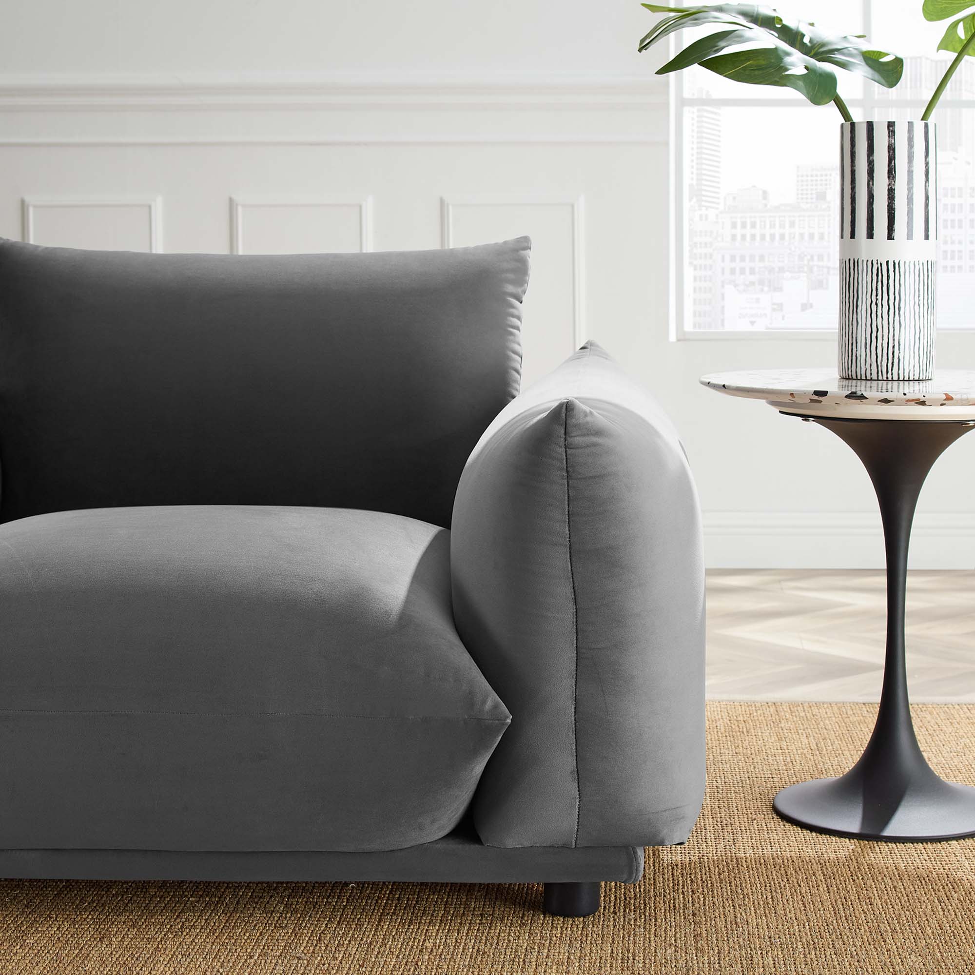 Copious Performance Velvet Armchair by Modway