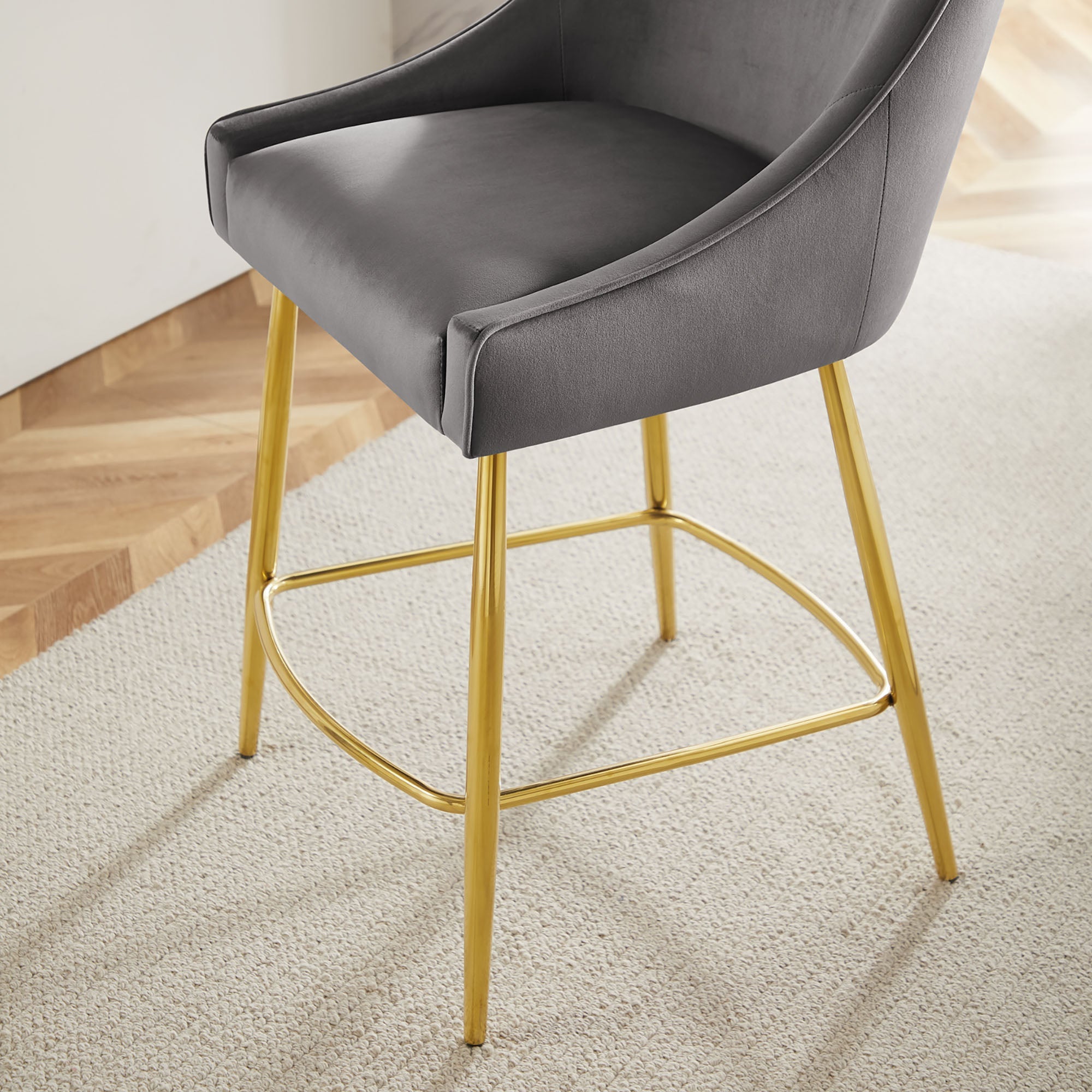 Discern Performance Velvet Counter Stool by Modway