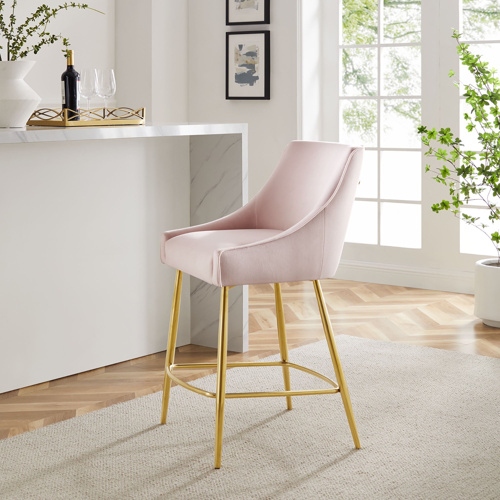 Discern Performance Velvet Counter Stool by Modway