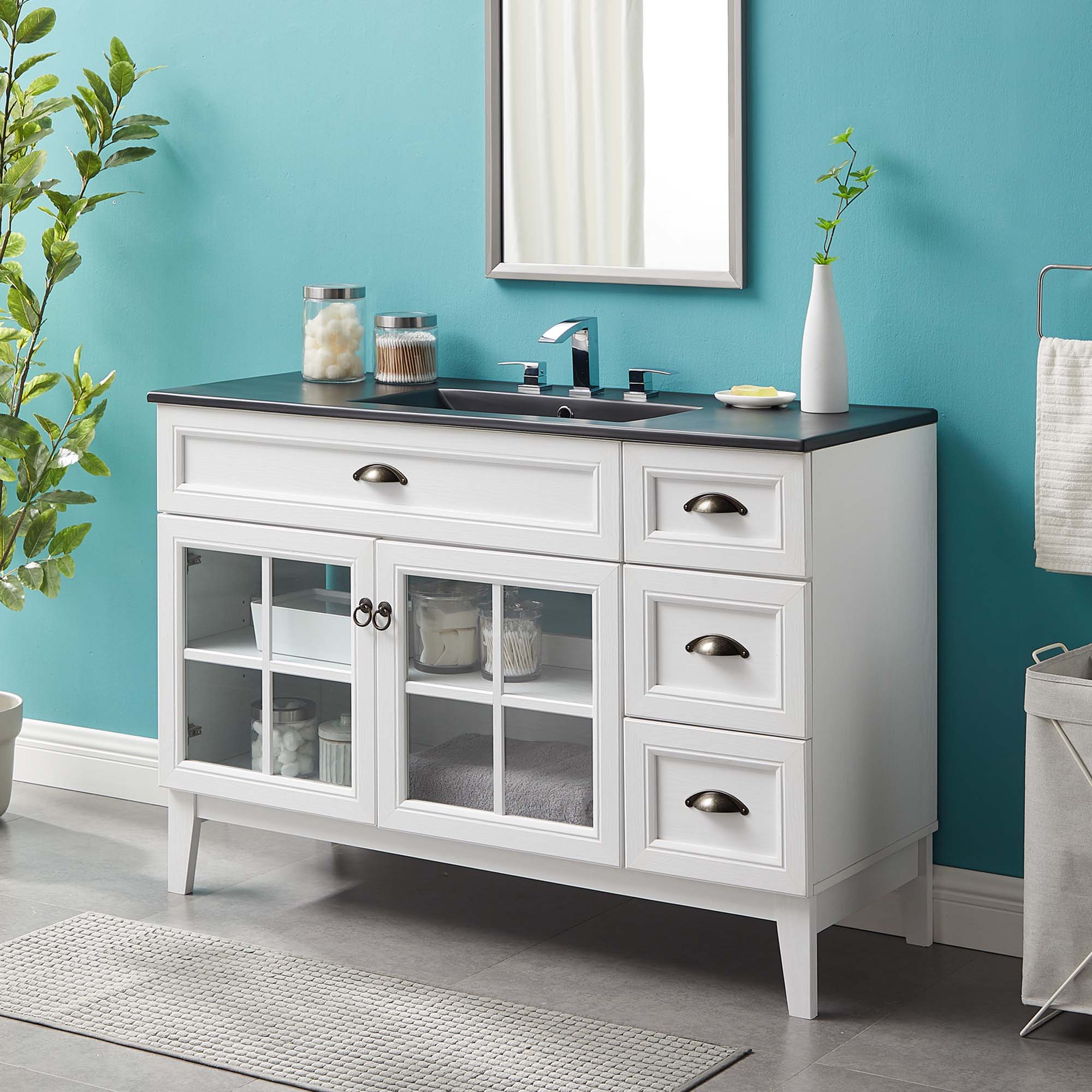 Isle Bathroom Vanity Basin Included by Modway
