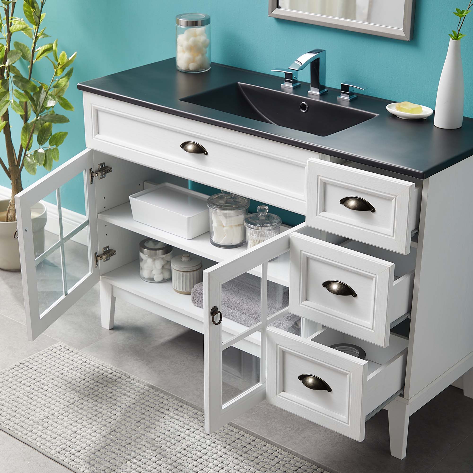 Isle Bathroom Vanity Basin Included by Modway