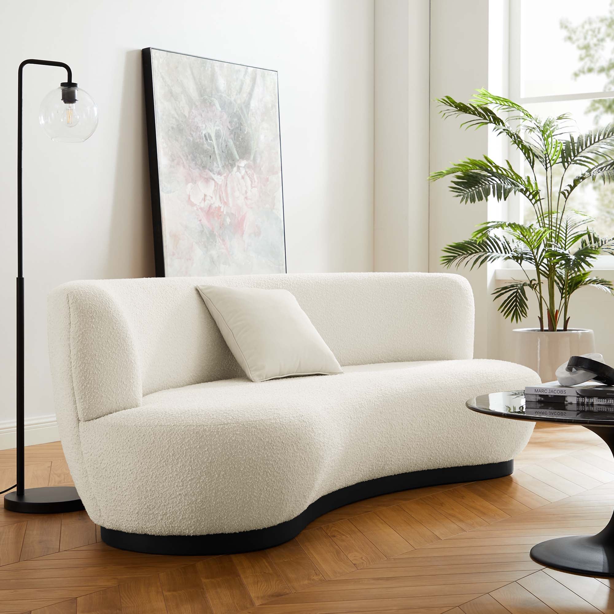 Kindred Boucle Upholstered Sofa by Modway