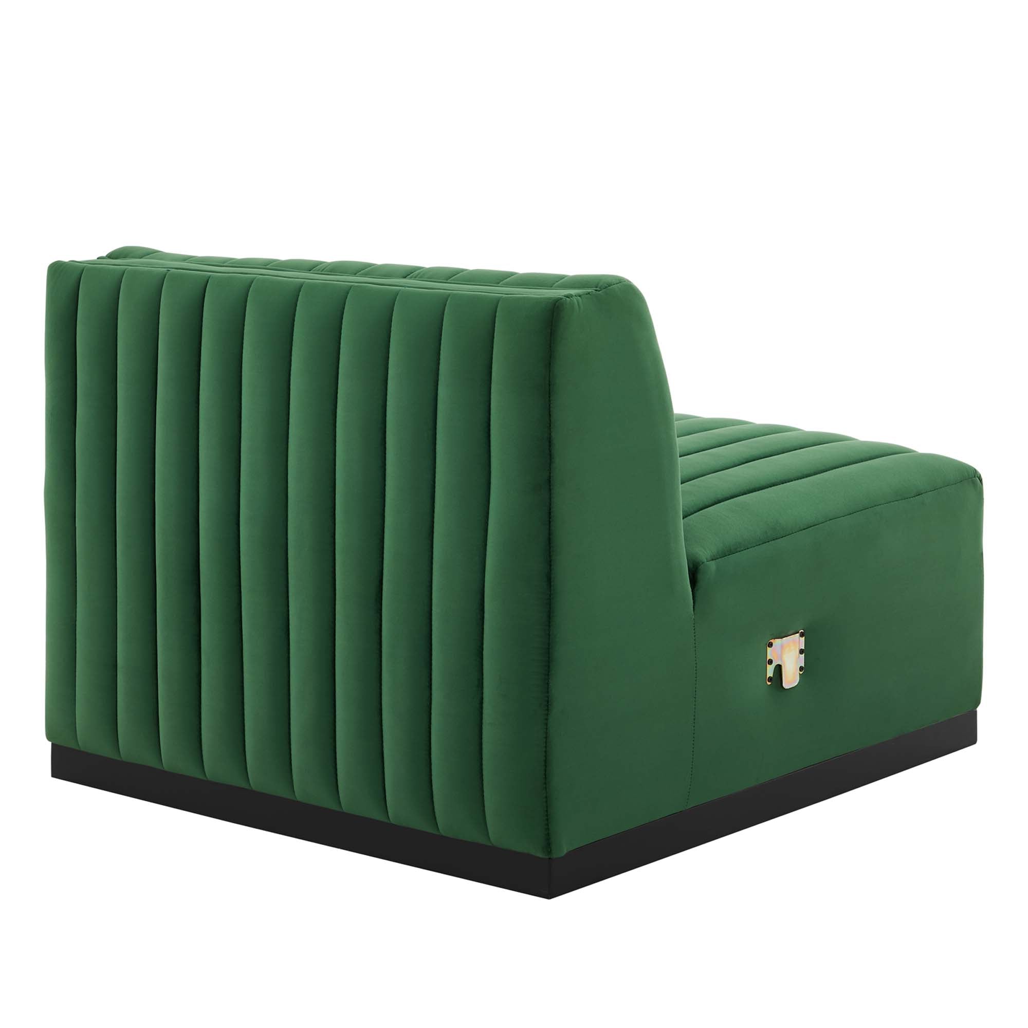 Conjure Channel Tufted Performance Velvet Armless Chair by Modway