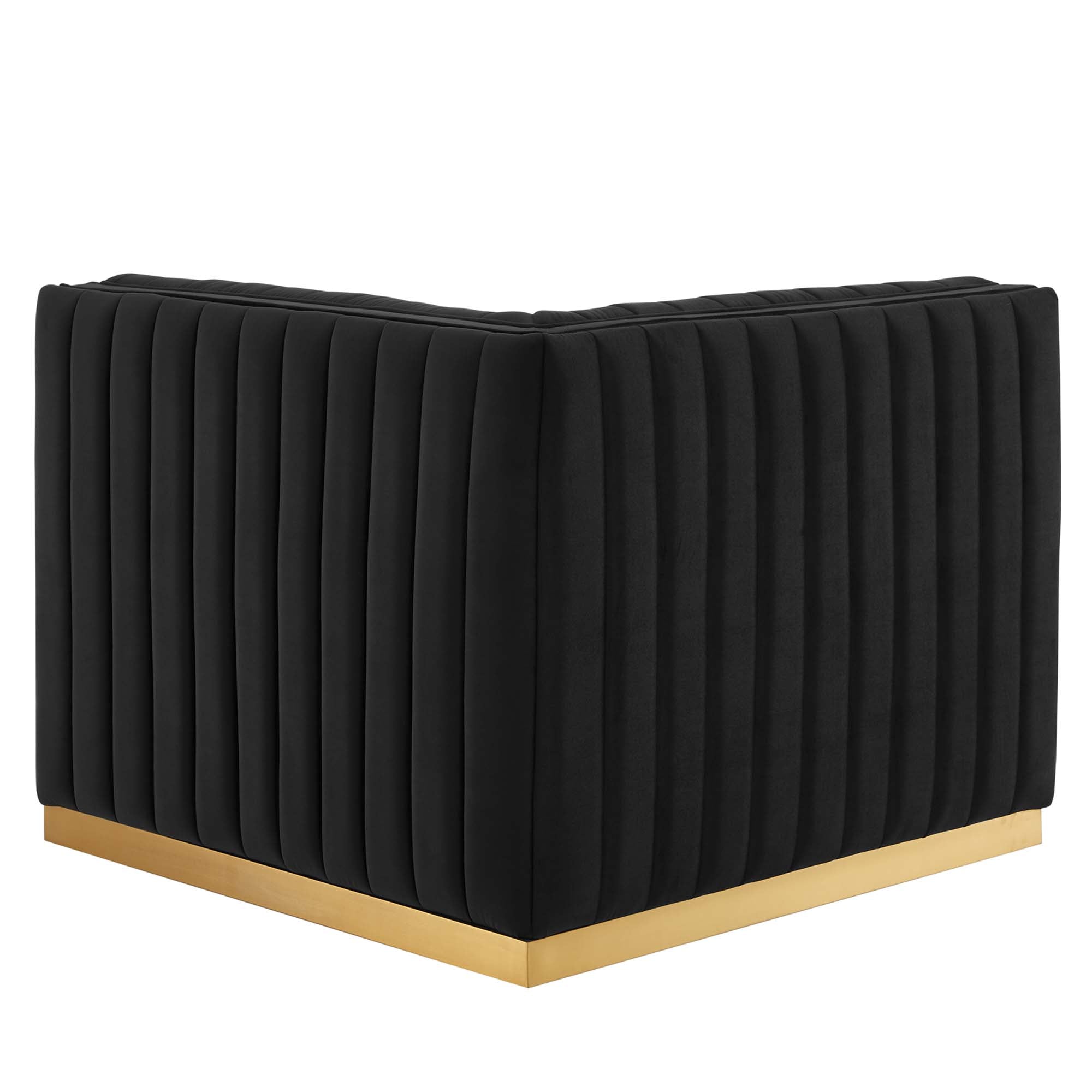 Conjure Channel Tufted Performance Velvet Right Corner Chair by Modway