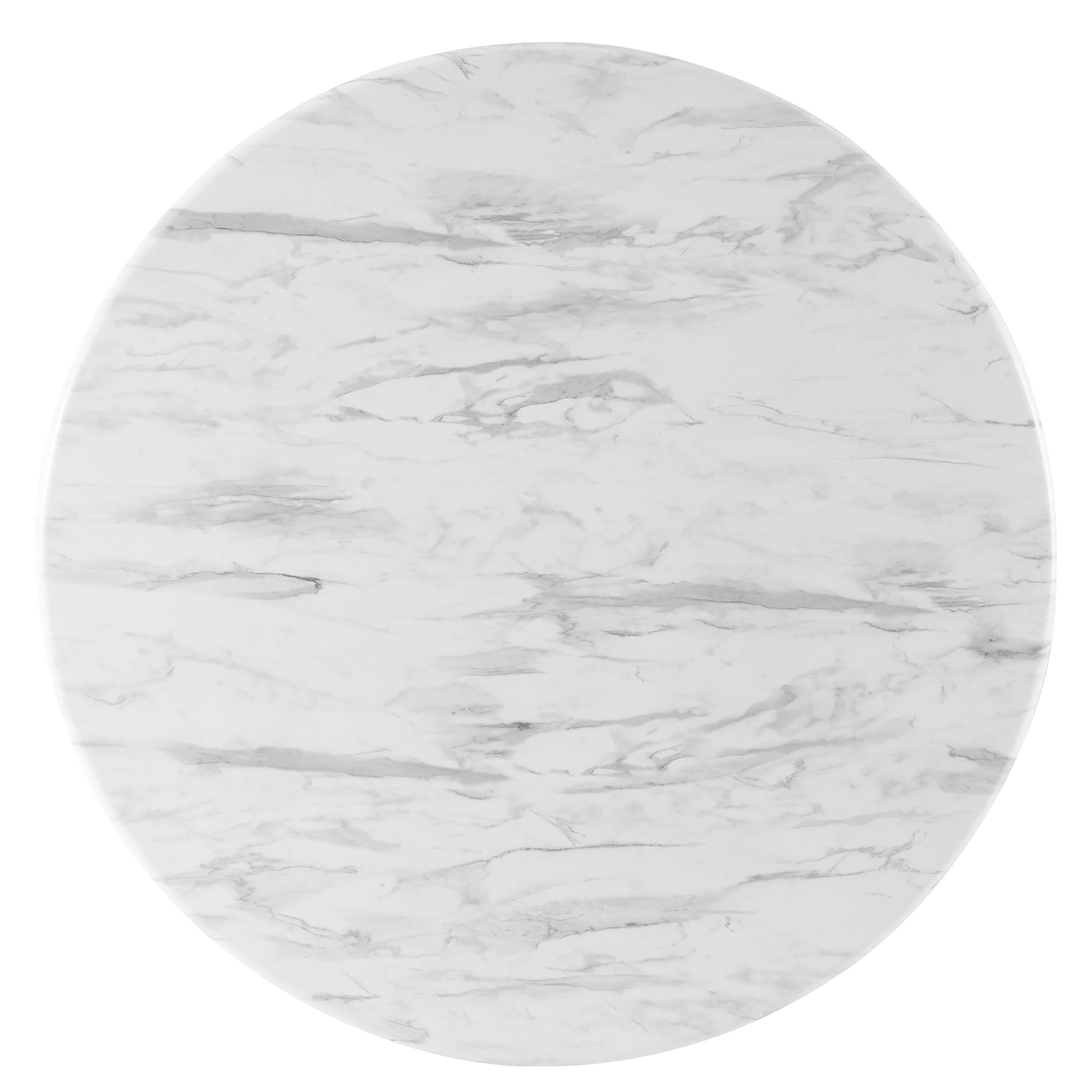 Traverse 50" Round Performance Artificial Marble Dining Table by Modway