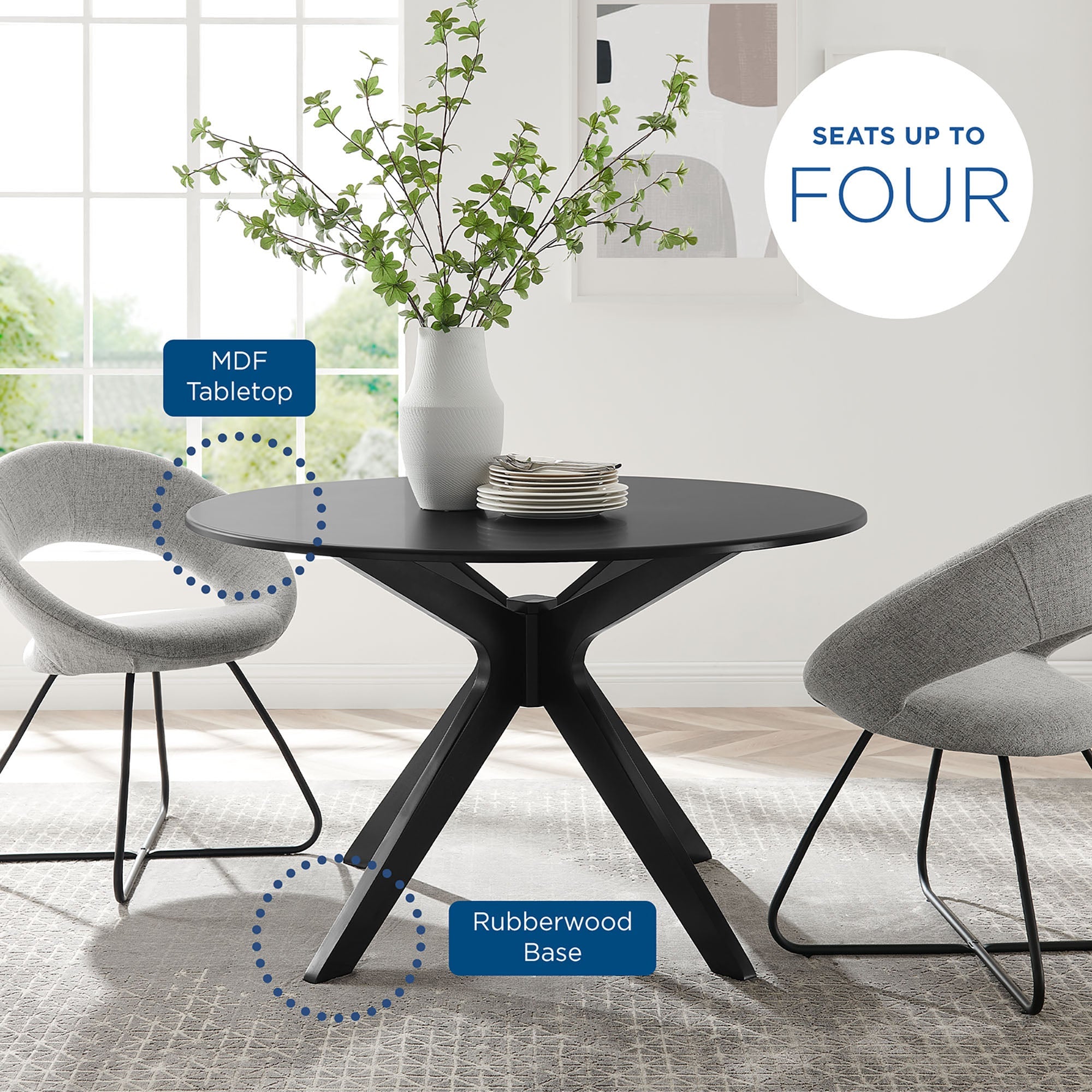 Traverse 47" Dining Table by Modway