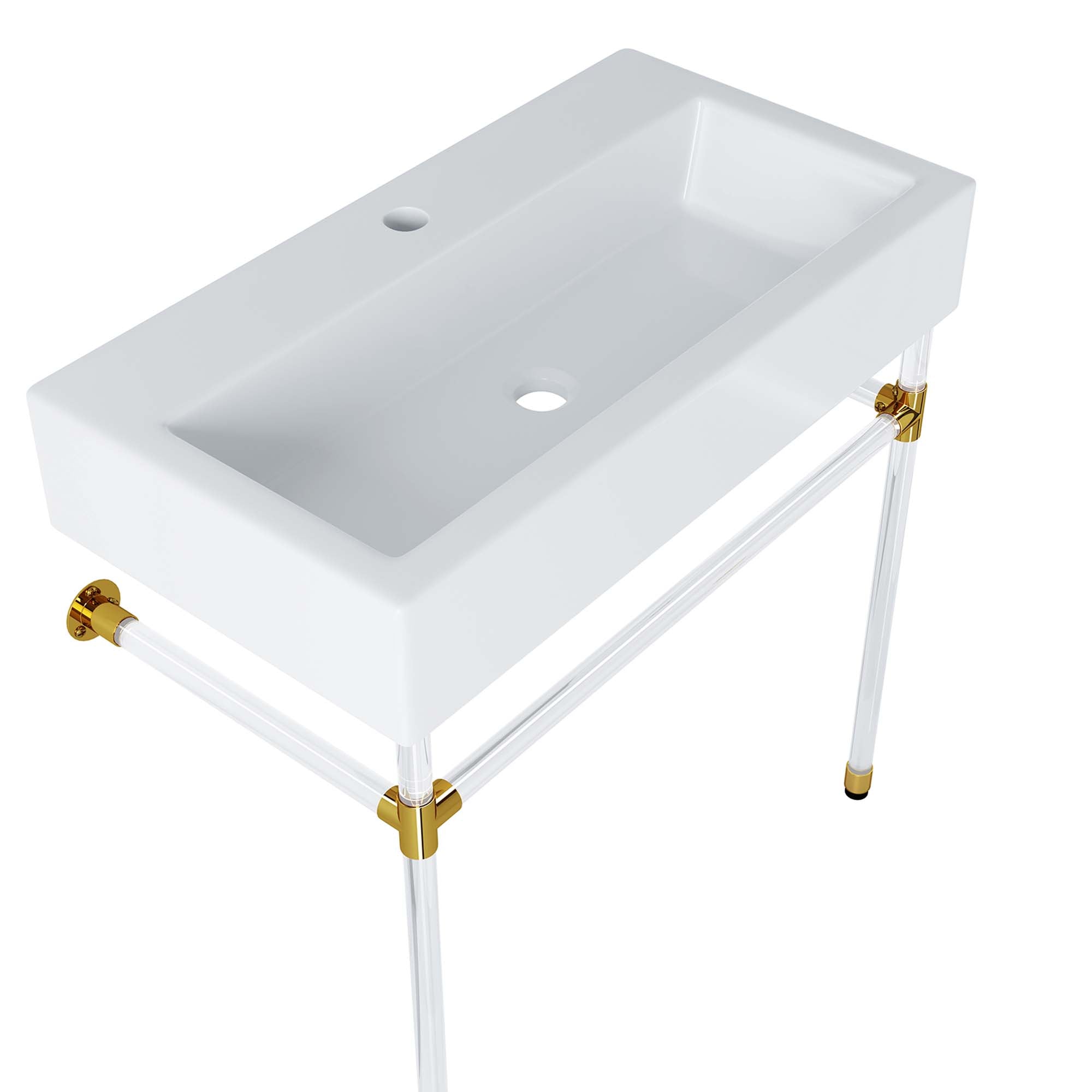 Redeem Wall-Mount Bathroom Vanity Basin Included by Modway