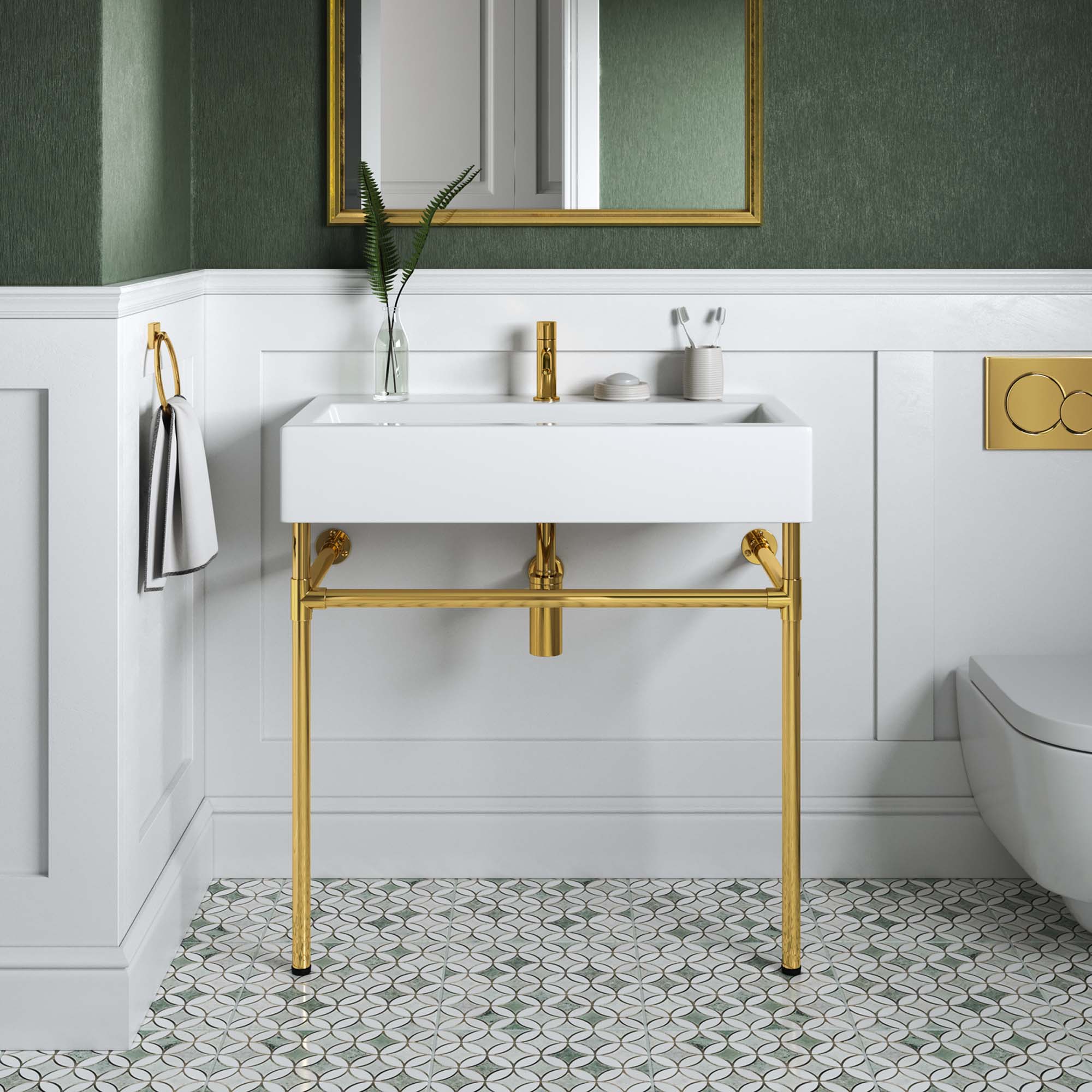 Redeem Wall-Mount Bathroom Vanity Basin Included by Modway