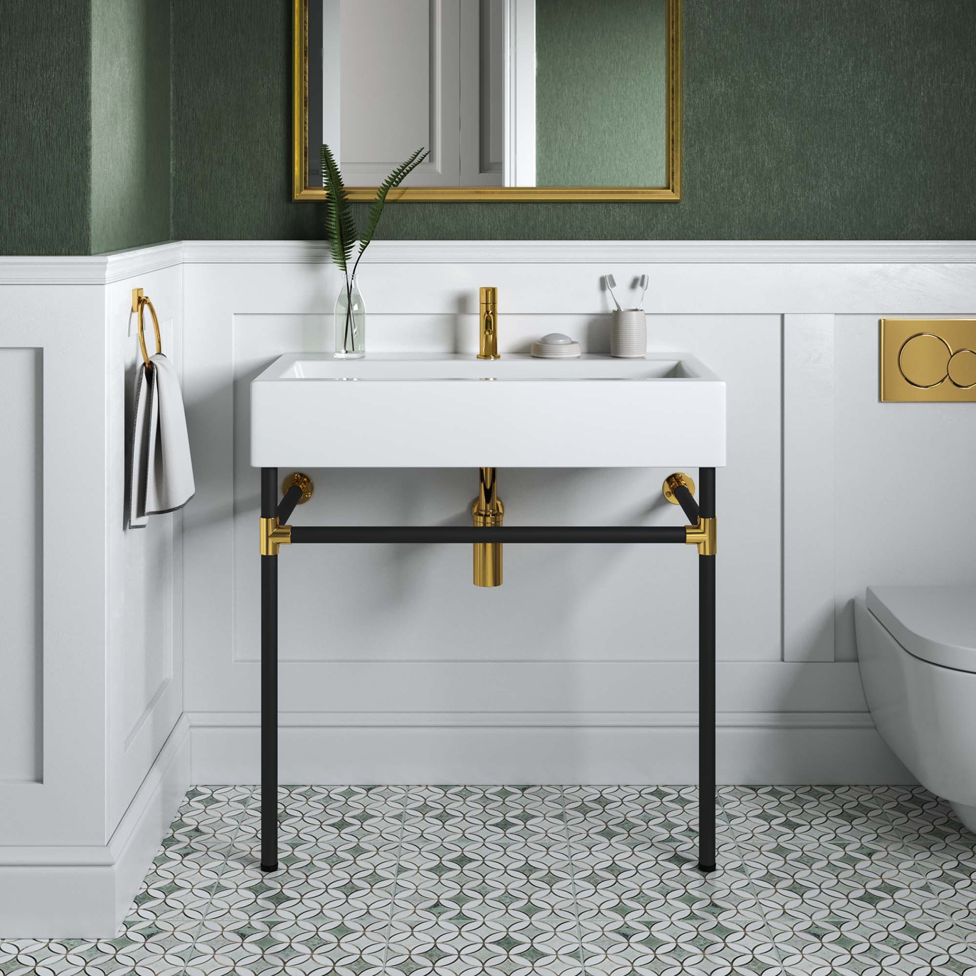 Redeem Wall-Mount Bathroom Vanity Basin Included by Modway