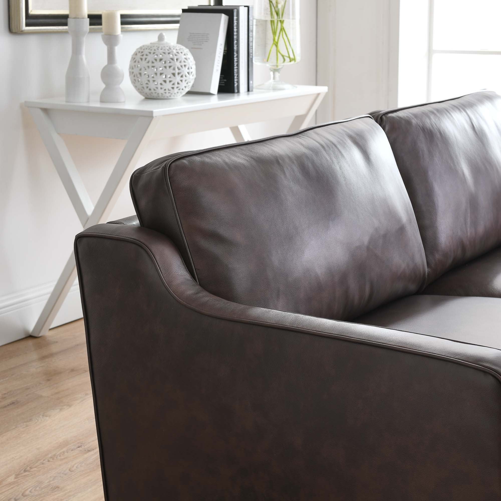 Impart Genuine Leather Sofa by Modway