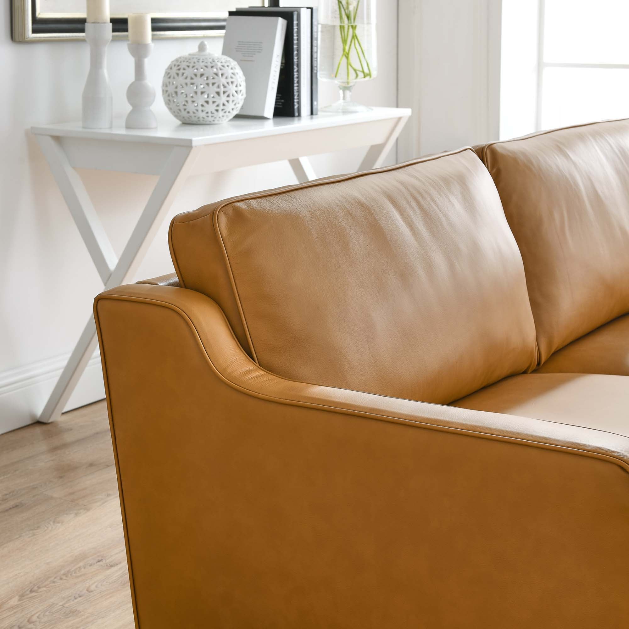 Impart Genuine Leather Sofa by Modway