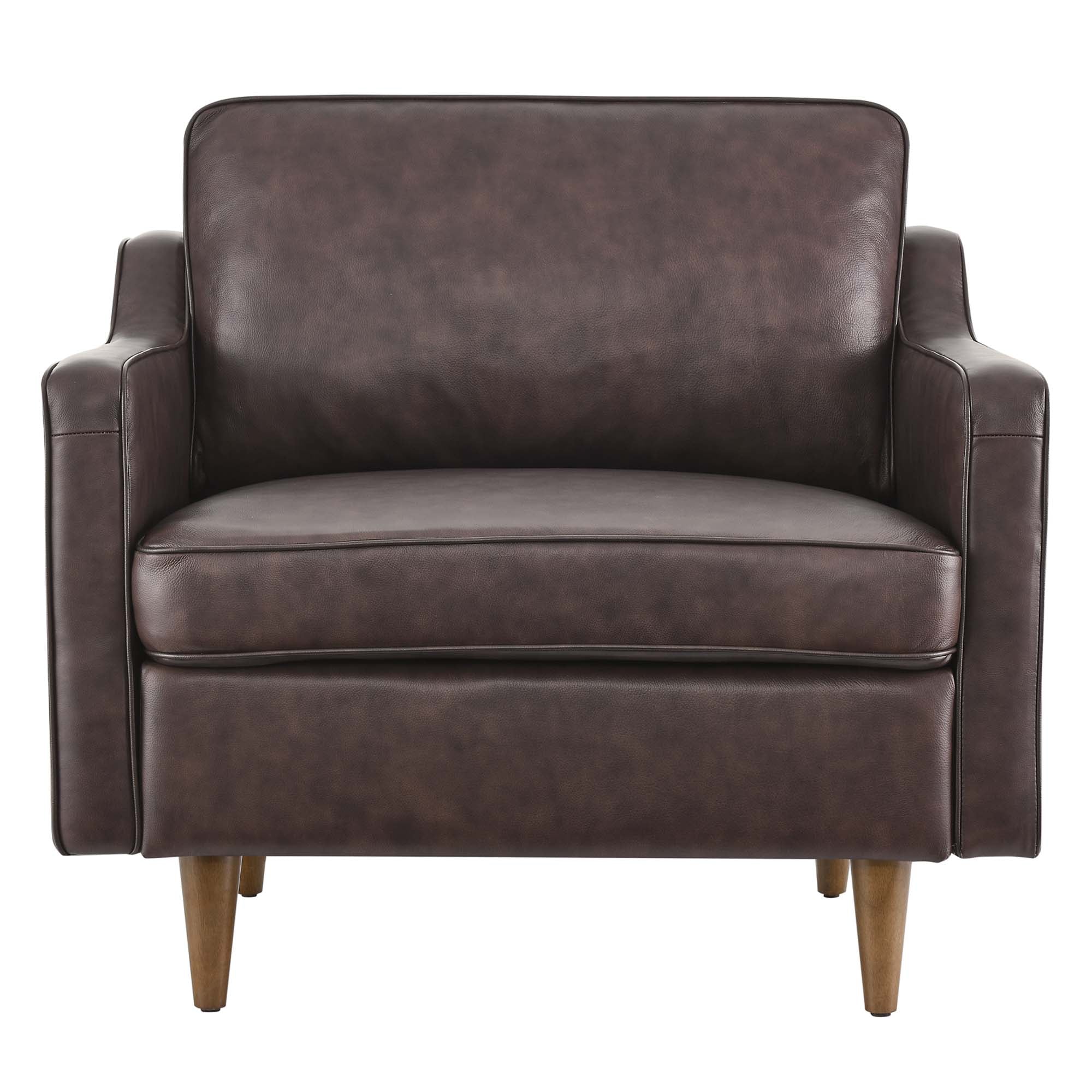 Impart Genuine Leather Armchair by Modway